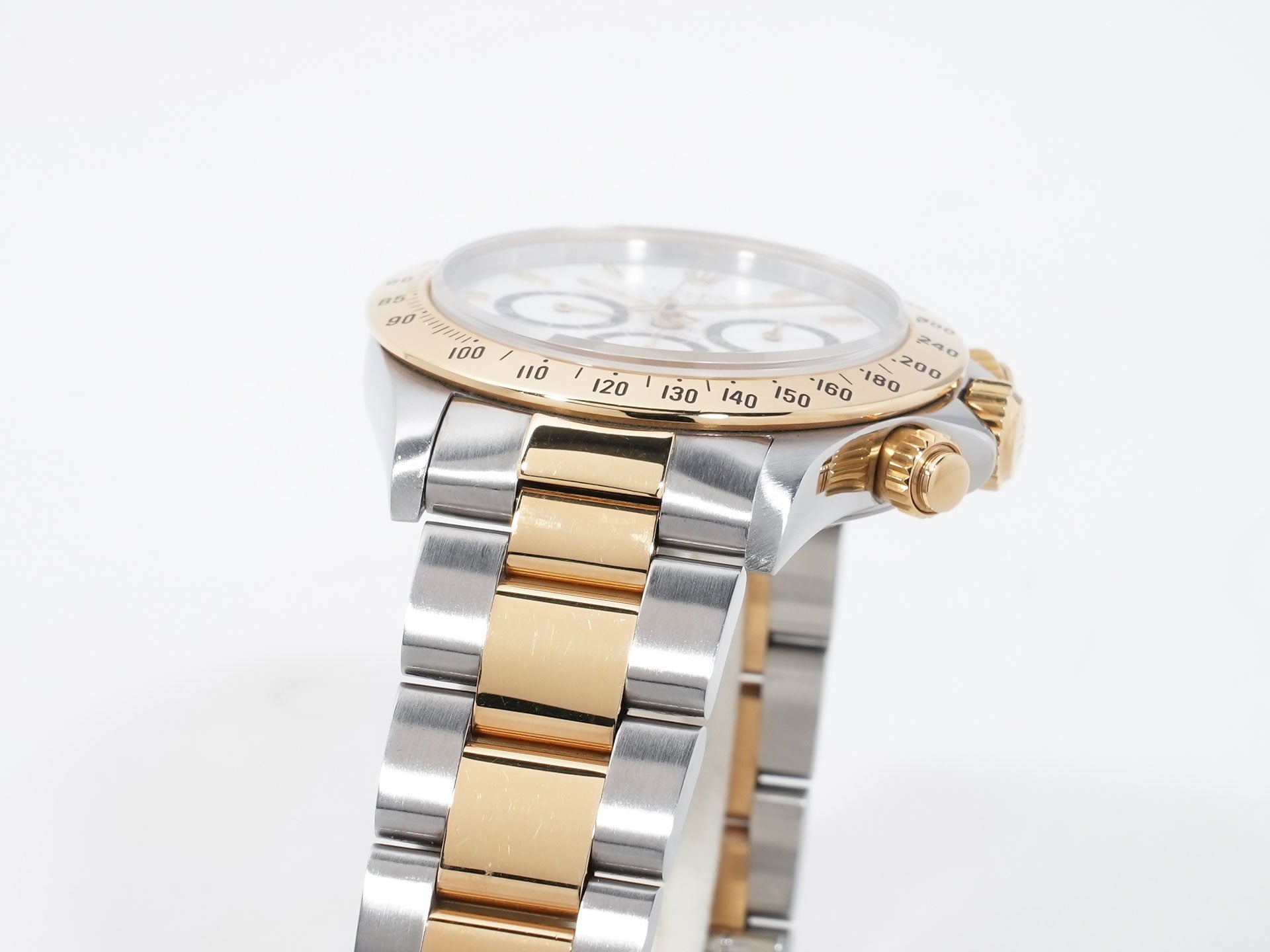 ロレックス デイトナ エルプリメロ Ref.16523 ステンレススチール/イエローゴールド ホワイト文字盤 中古 ehjjcey3