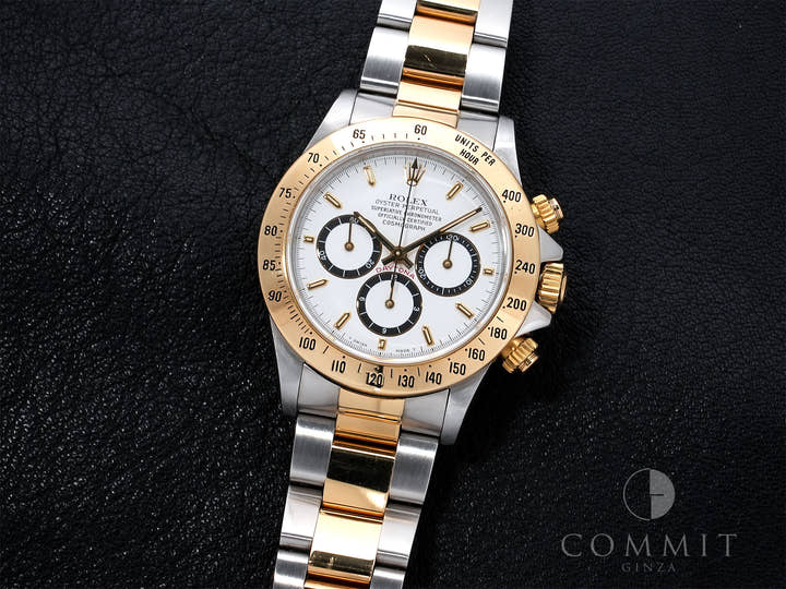 ロレックス デイトナ エルプリメロ Ref.16523 ステンレススチール/イエローゴールド ホワイト文字盤 中古 ehjjcey3