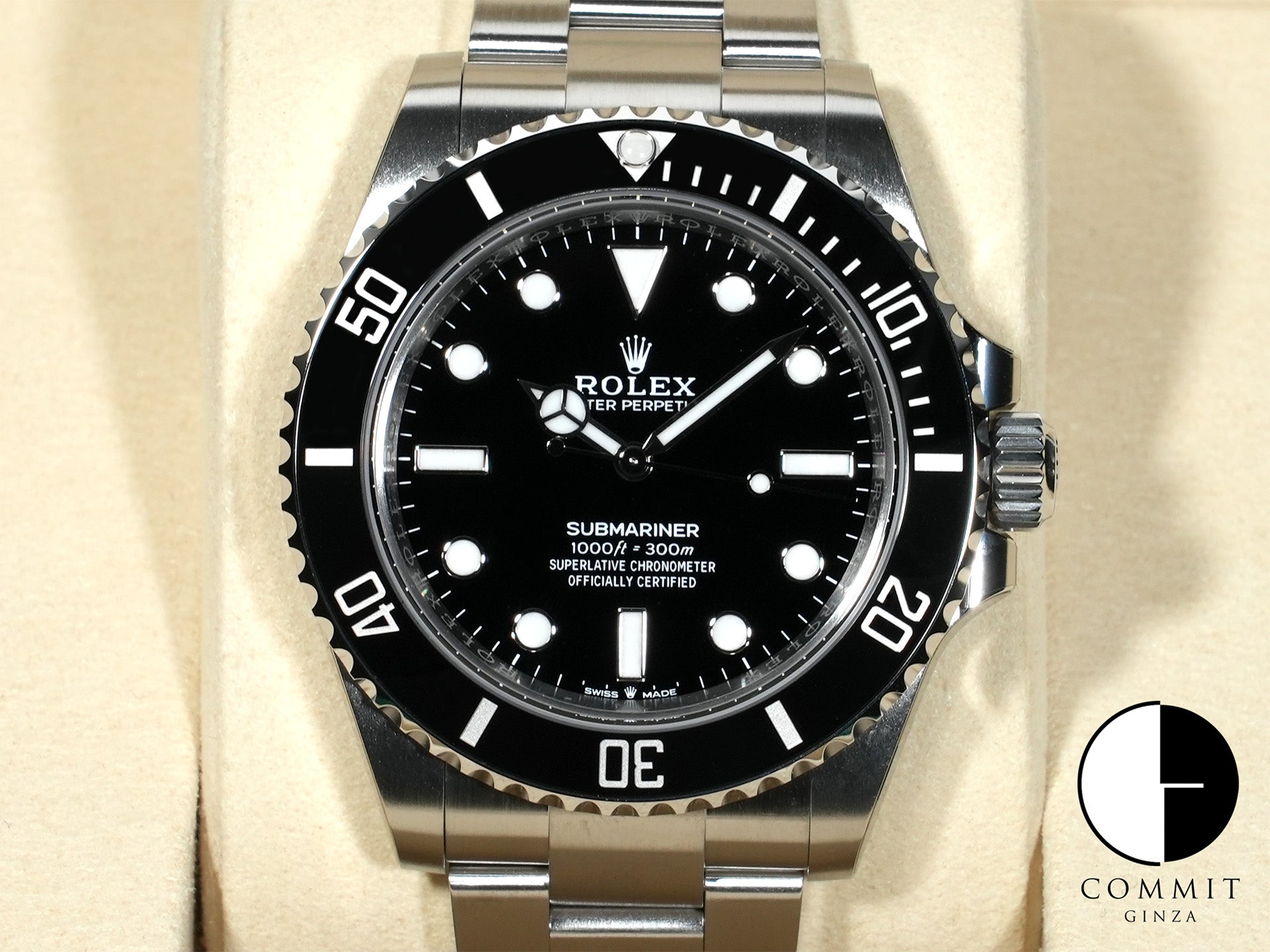 ロレックス サブマリーナー ノンデイト Ref.124060 ステンレススチール ブラック文字盤 未使用 a9swdgd7
