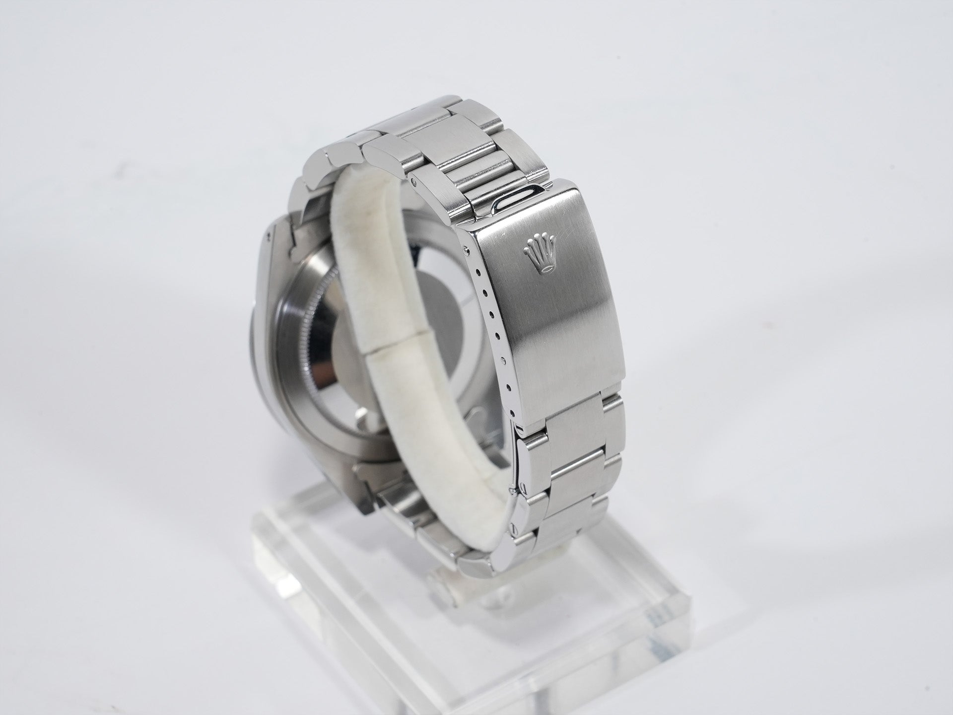 Pre-owned Rolex Explorer II Ref. 16570 Stainless Steel Black Dial Oyster Bracelet (eszamjpa)