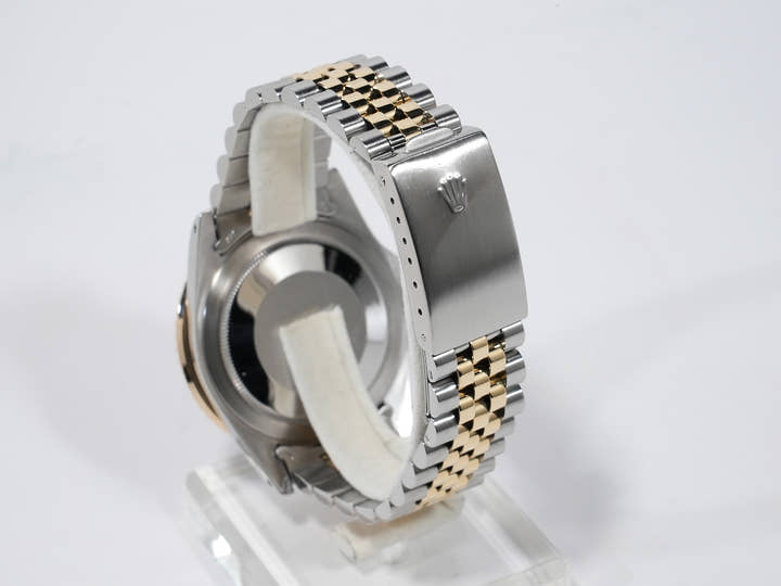 ロレックス GMTマスター Ref.16753 ステンレススチール/イエローゴールド ブラック文字盤 ジュビリーブレスレット 中古 56nqjw2u