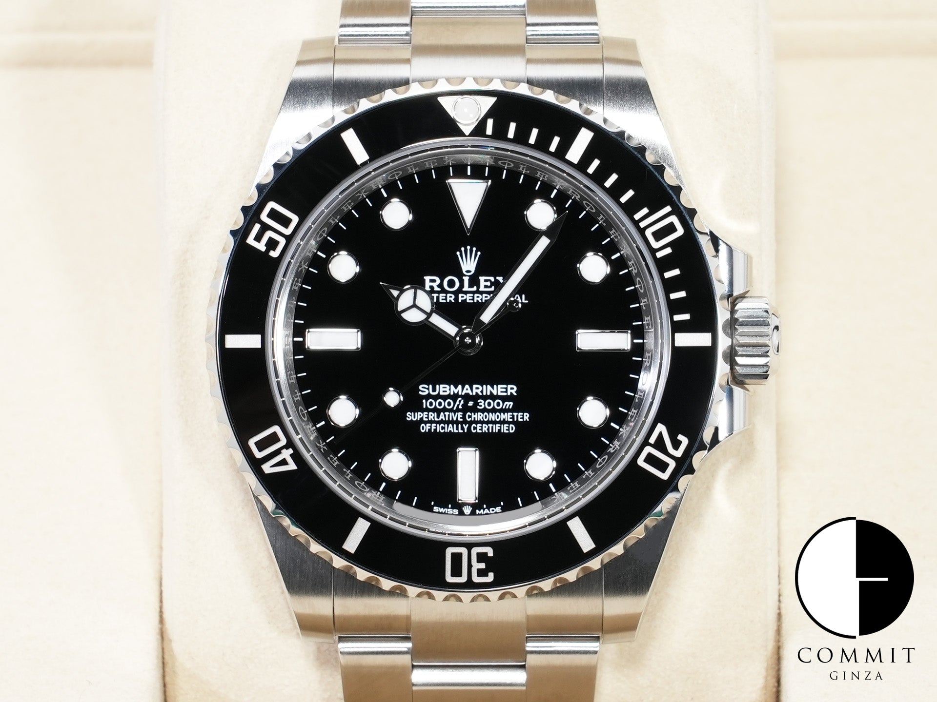 ロレックス サブマリーナー ノンデイト Ref.124060 ステンレススチール ブラック文字盤 未使用 ighu3v4w