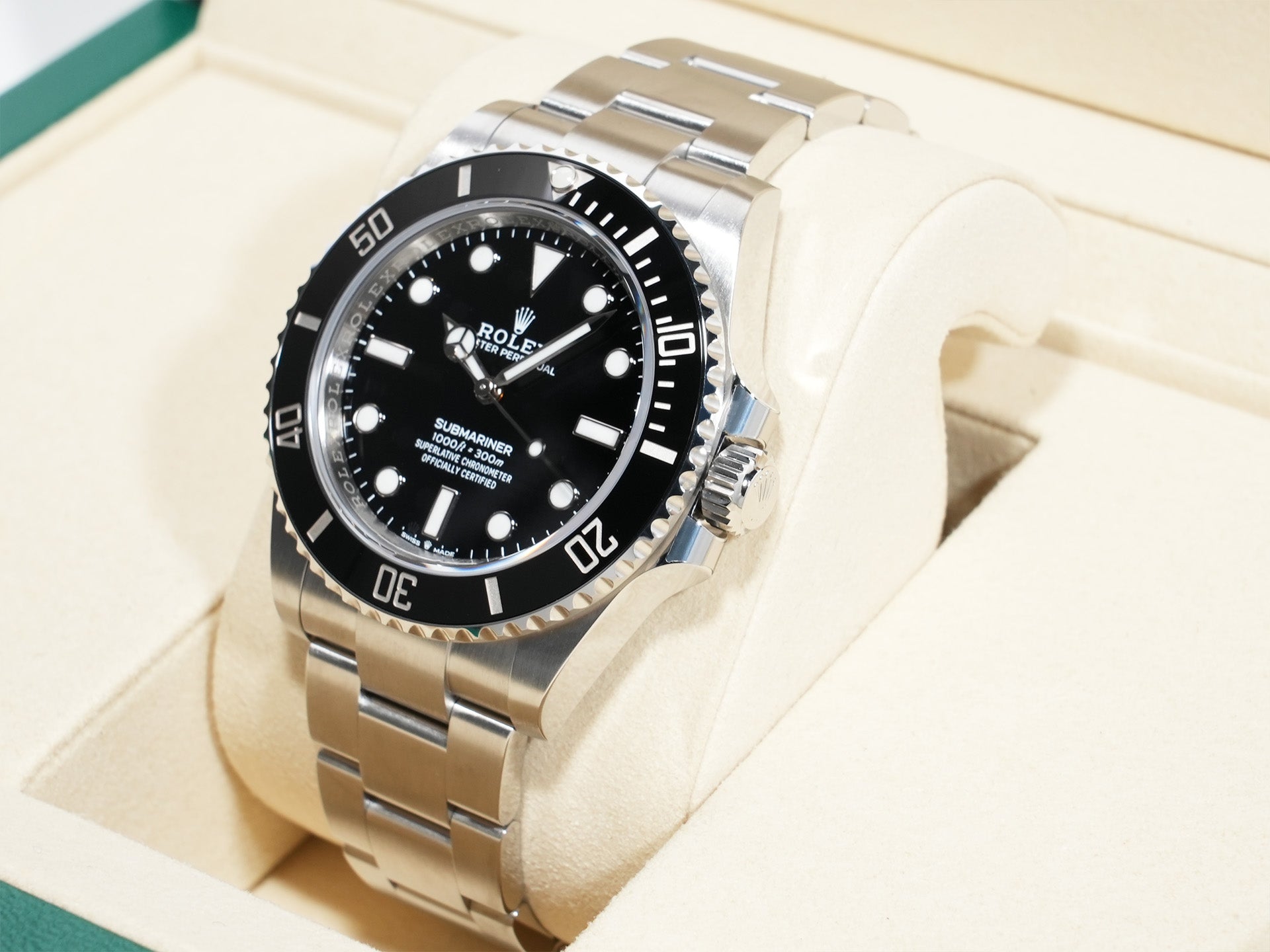 ロレックス サブマリーナー ノンデイト Ref.124060 ステンレススチール ブラック文字盤 未使用 ighu3v4w