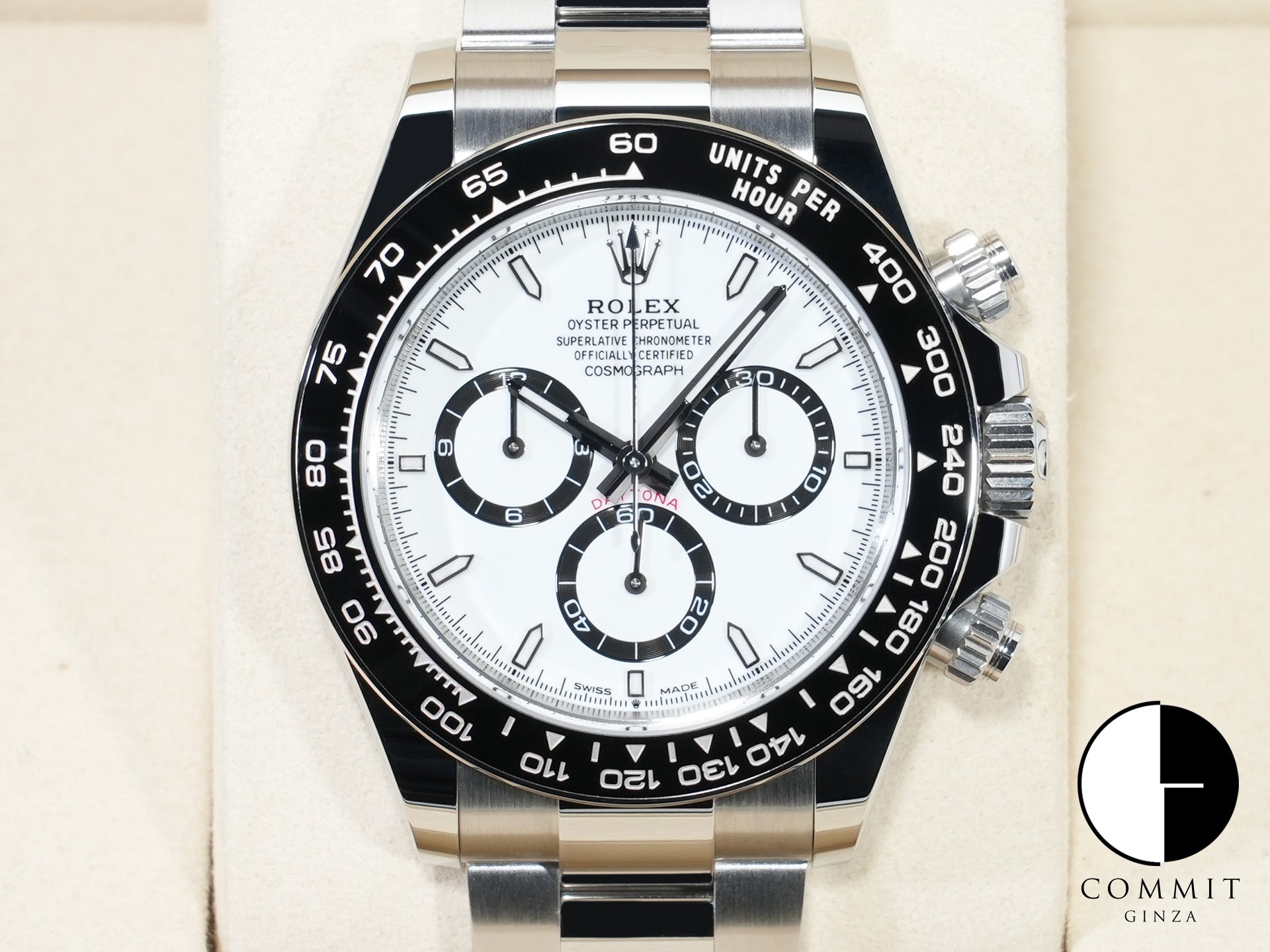 ロレックス デイトナ Ref.126500LN ステンレススチール ホワイト文字盤 未使用 hofqeezz