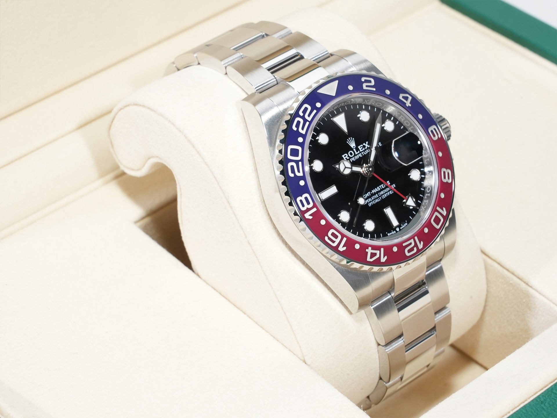 ロレックス GMTマスターII Ref.126710BLRO ステンレススチール ブラック文字盤 オイスターブレスレット 未使用 2no6fd2k