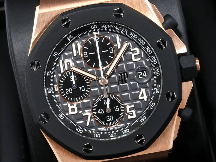 Audemars Piguet Royal Oak Offshore Chronograph Ref. 26238OK.OO.A002CA.01 Pink Gold Slate Gray Dial Unused mowqoqvx
