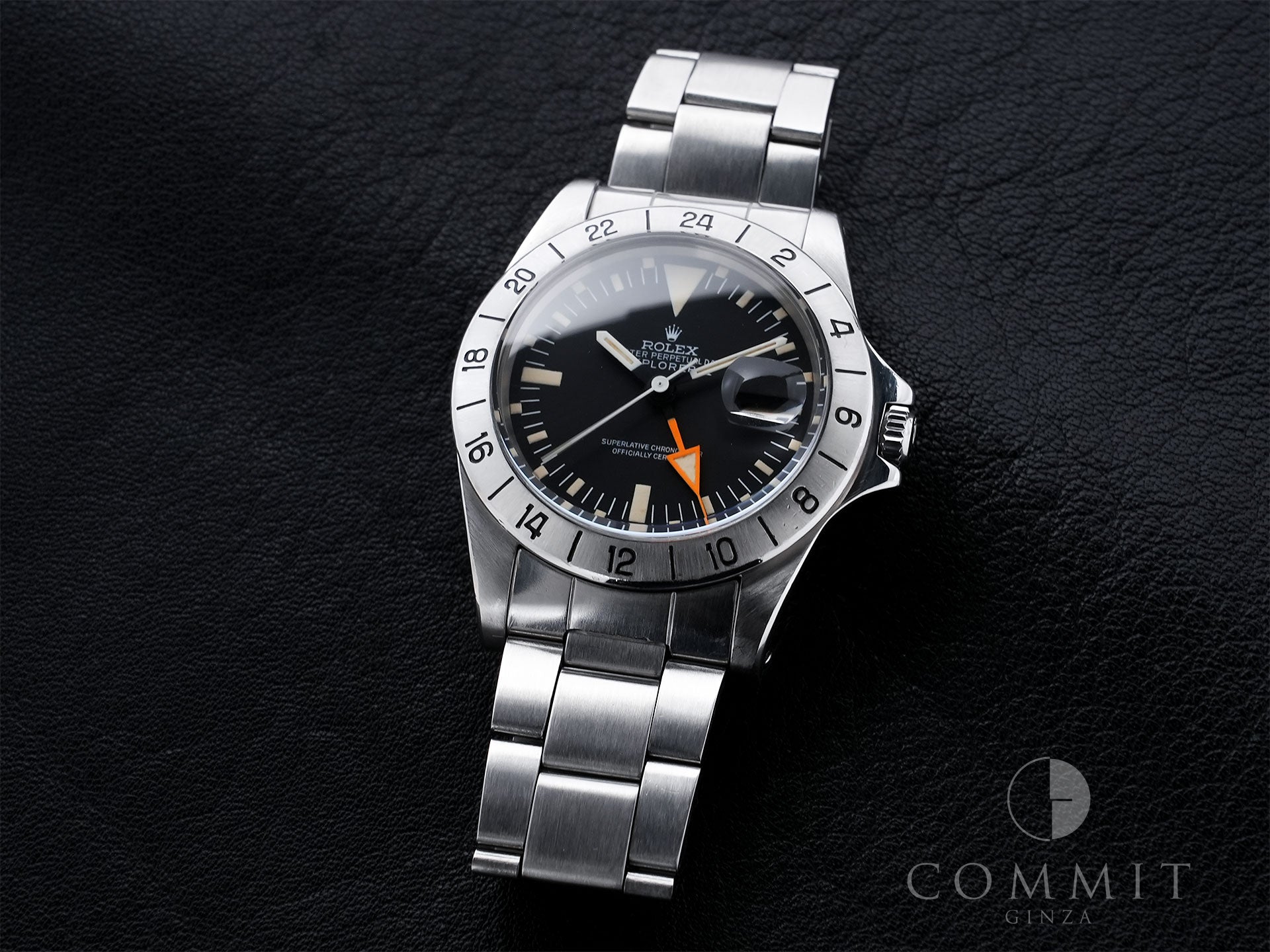 ロレックス エクスプローラーII Ref.1655 ステンレススチール ブラック文字盤 オイスターブレスレット 中古 xfyu9dp8