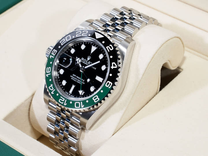 ロレックス GMTマスターII Ref.126720VTNR ステンレススチール ブラック文字盤 ジュビリーブレスレット 未使用 oav26udv