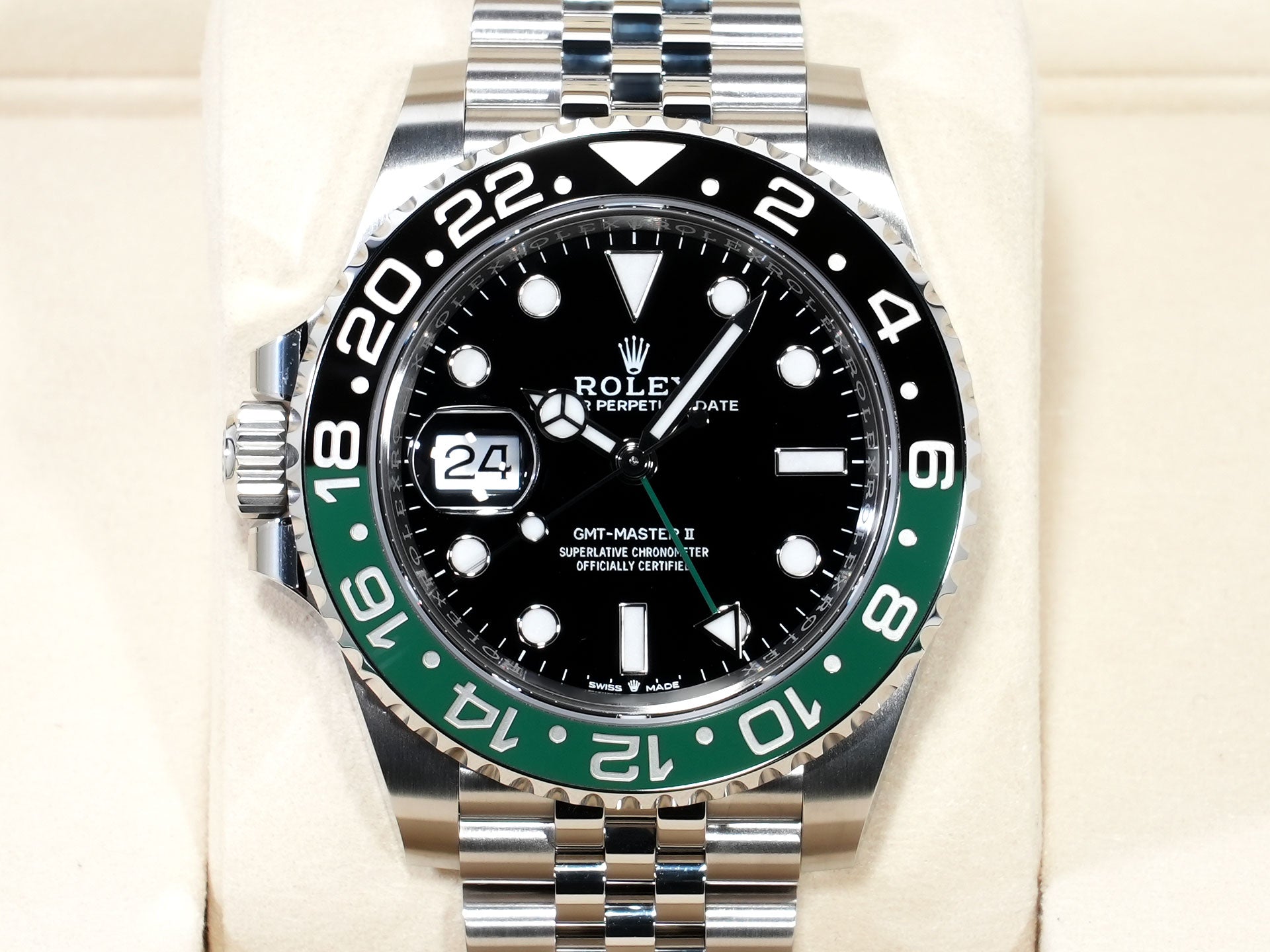 ロレックス GMTマスターII Ref.126720VTNR ステンレススチール ブラック文字盤 ジュビリーブレスレット 未使用 mpfoidoc