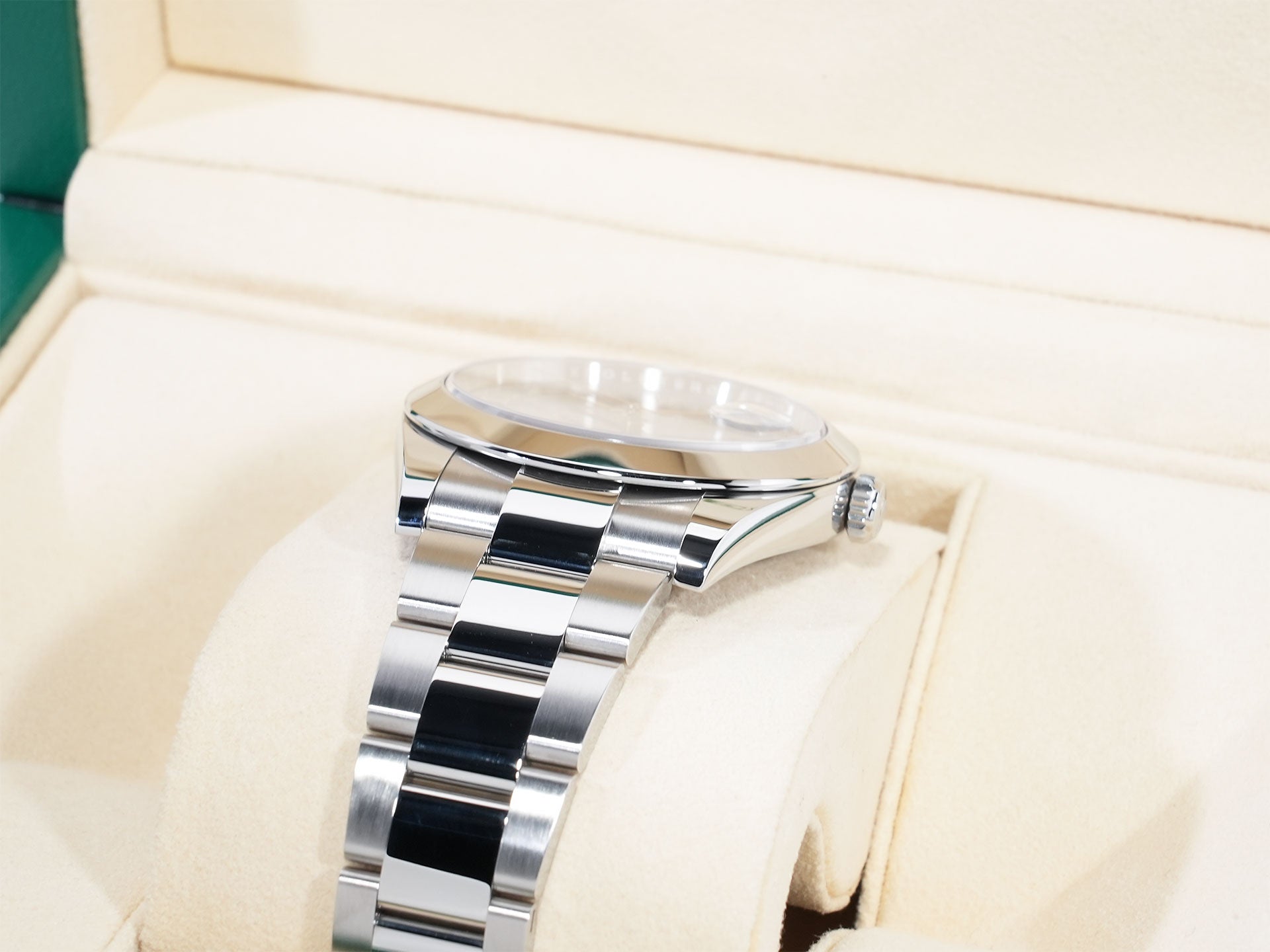 Rolex Datejust 41 Ref. 126300 Stainless Steel Azzurro Blue Dial Oyster Bracelet Excellent Condition jewf2srv