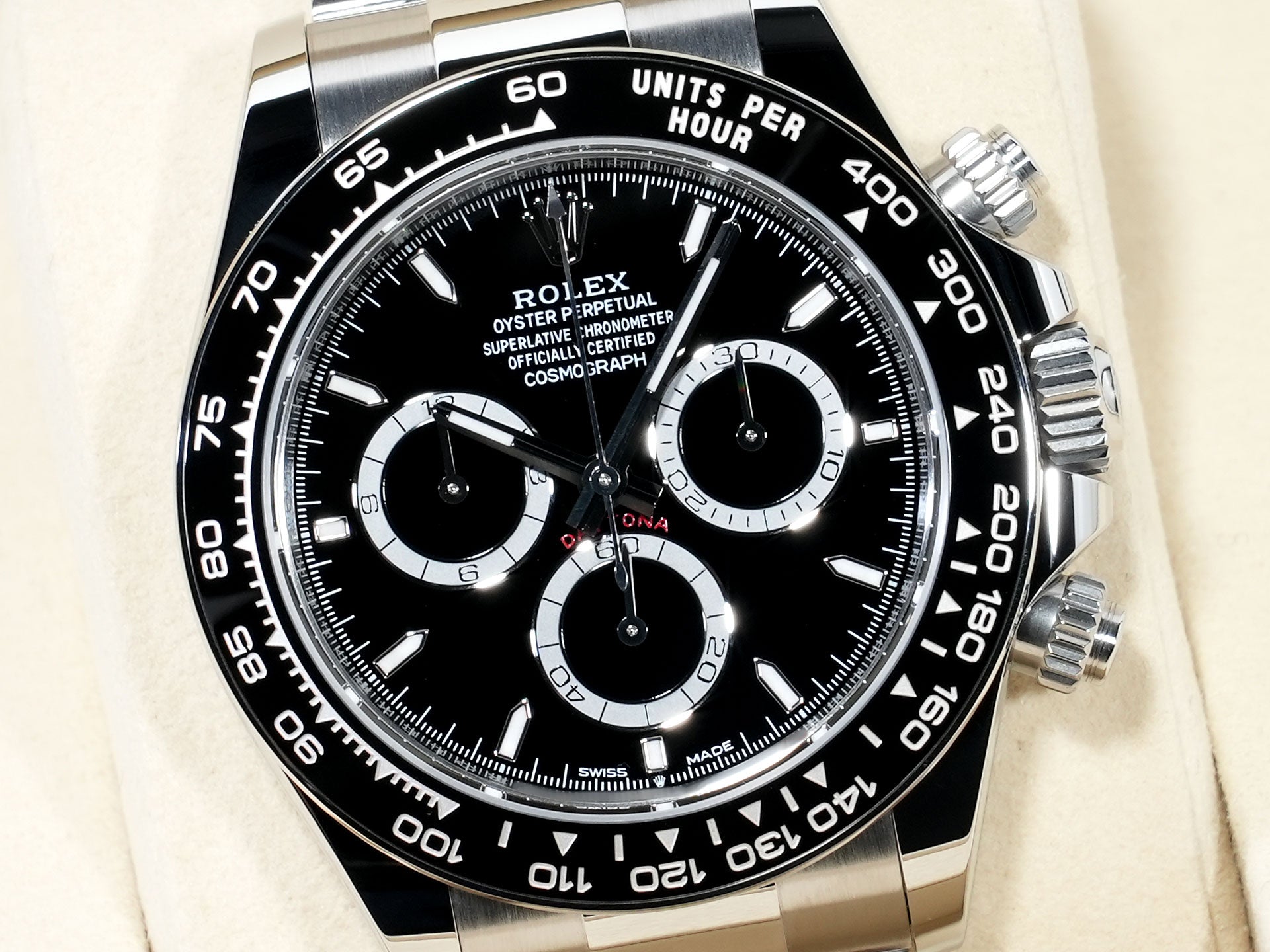 ロレックス デイトナ Ref.126500LN ステンレススチール ブラック文字盤 未使用 79nufeee