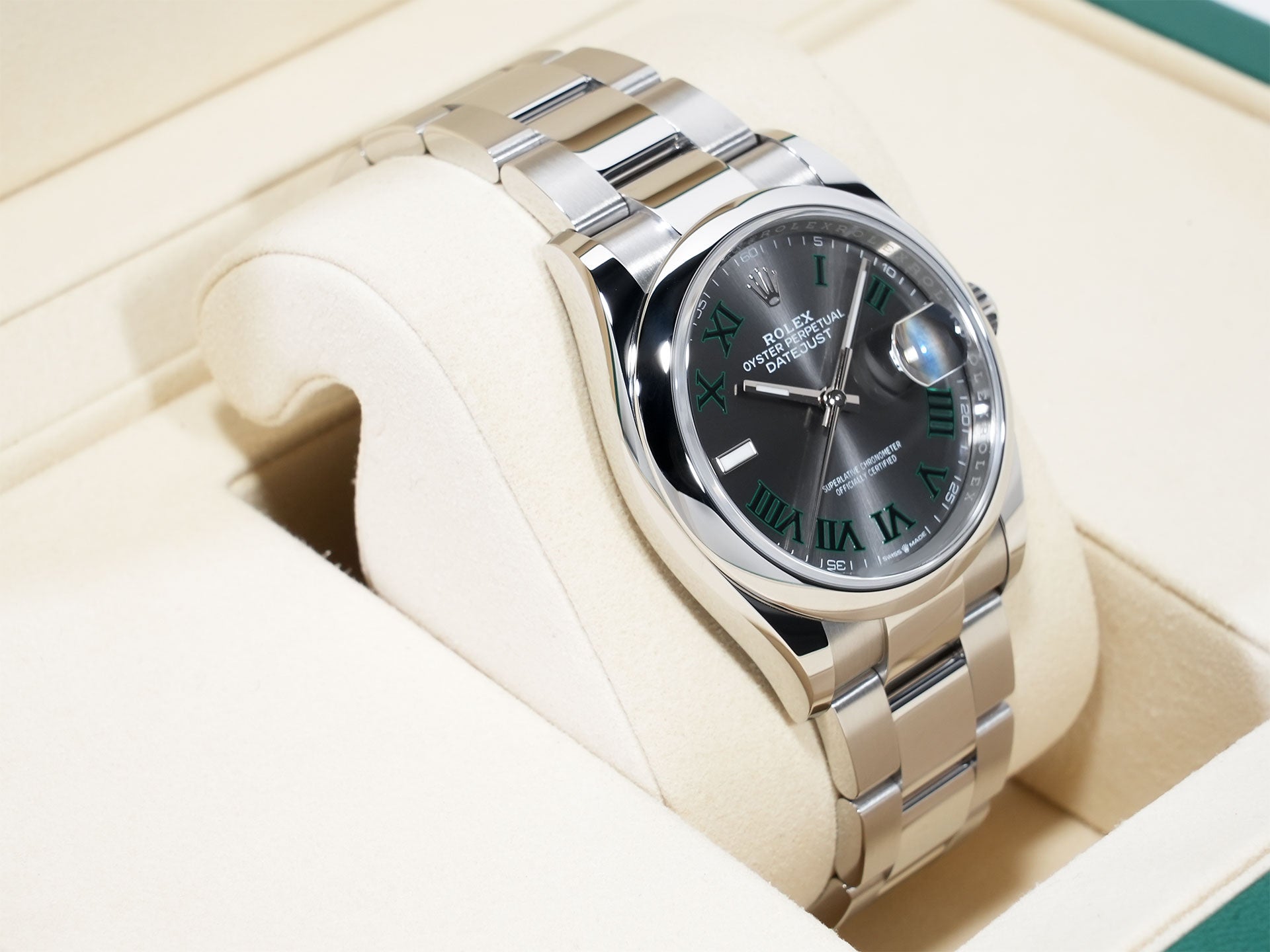 ロレックス デイトジャスト36 Ref.126200 ステンレススチール スレートローマン文字盤 オイスターブレスレット 未使用 id99qyoq