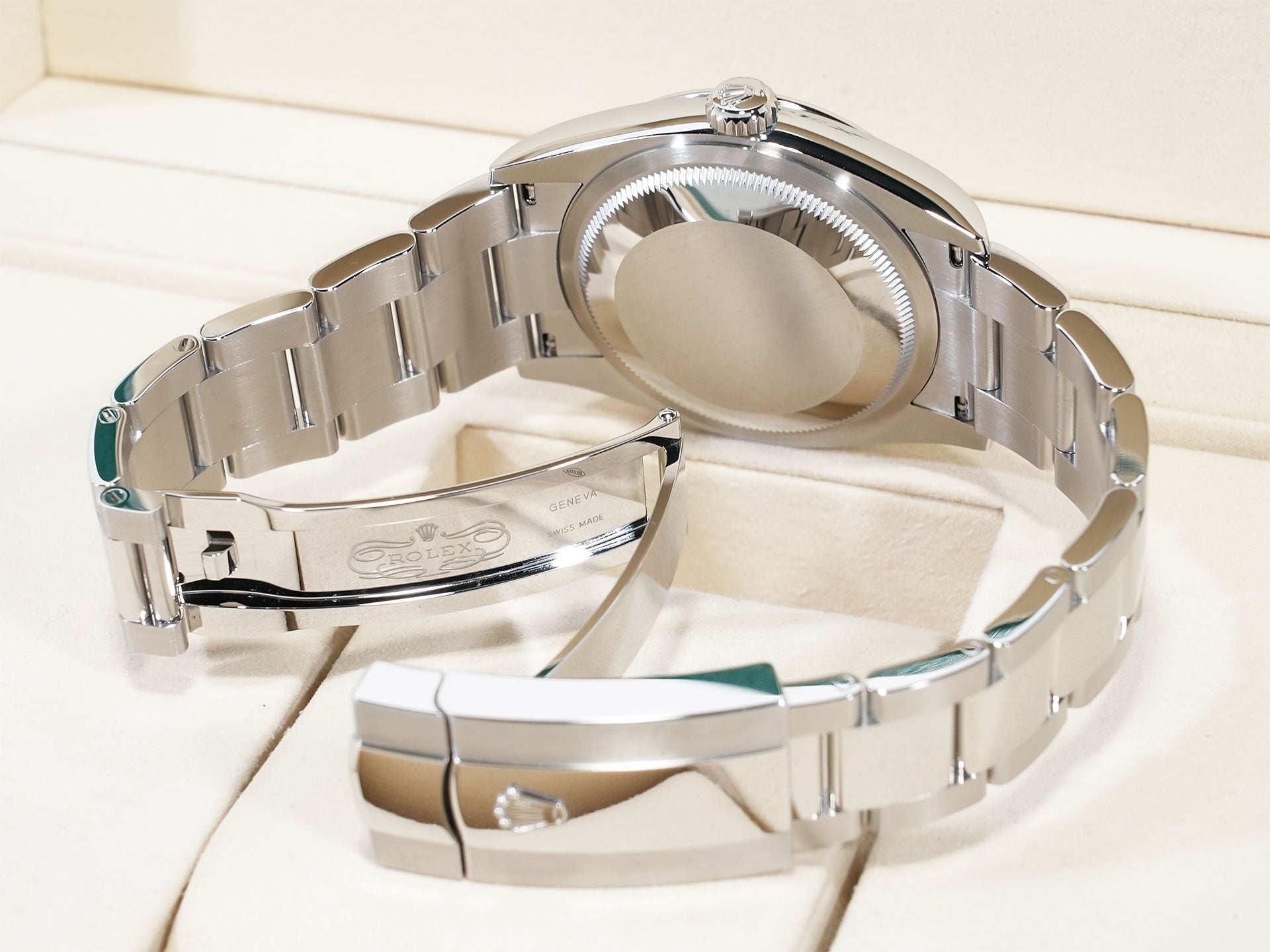 Rolex Datejust 36 Ref. 126200 Stainless Steel Mint Green Dial Oyster Bracelet Unused zmw2dbm7