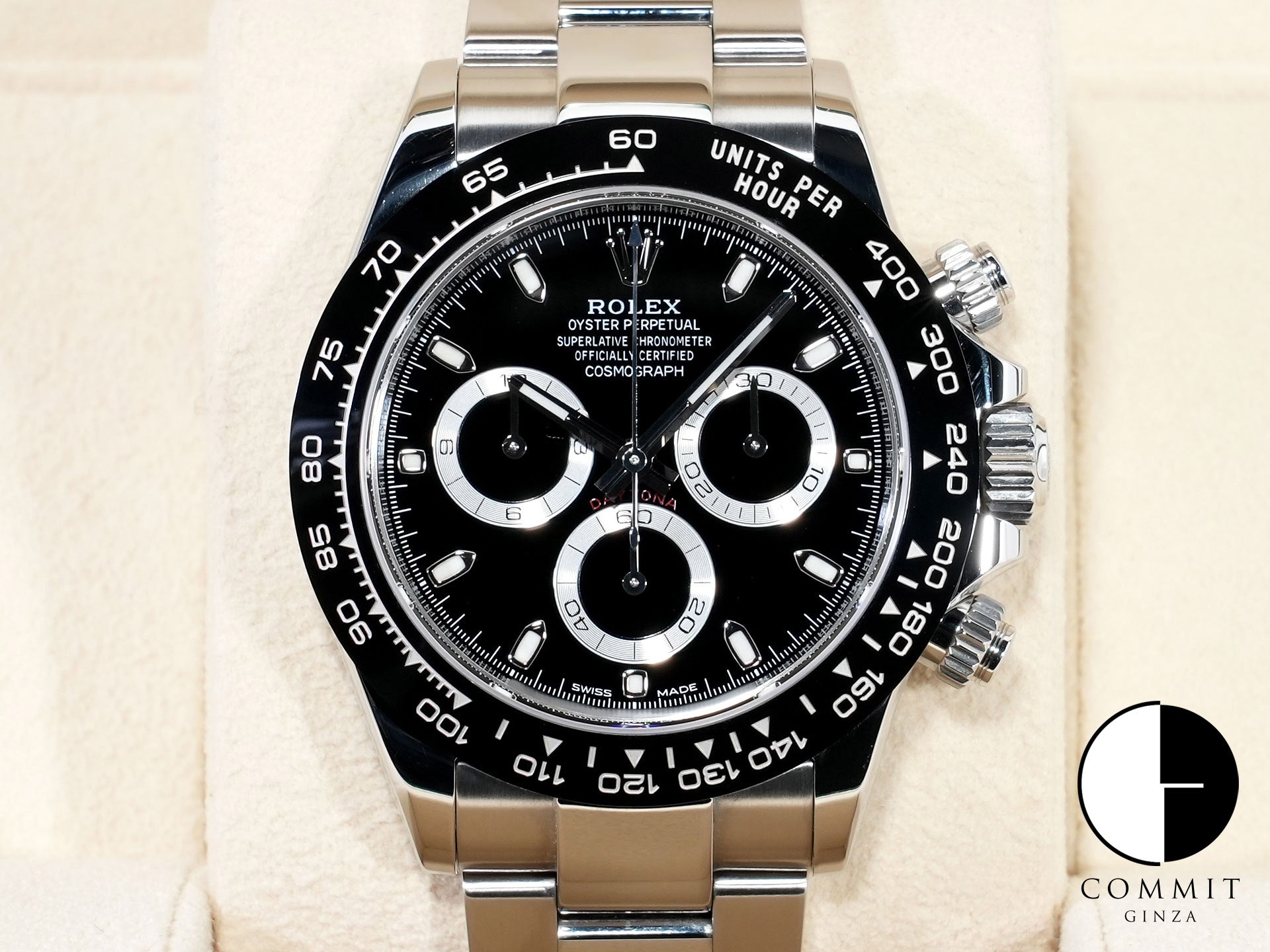 ロレックス デイトナ Ref.116500LN ステンレススチール ブラック文字盤 中古 jico6cdf