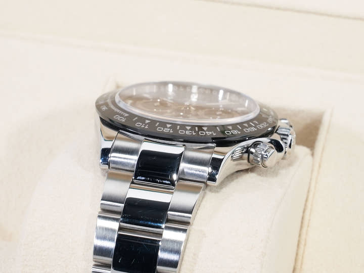 Pre-owned Rolex Daytona Ref. 116500LN Stainless Steel Black Dial jico6cdf