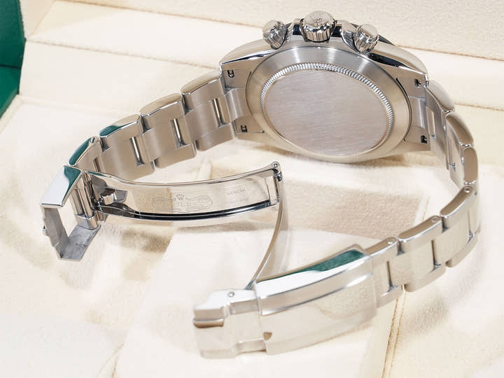 Pre-owned Rolex Daytona Ref. 116500LN Stainless Steel Black Dial jico6cdf