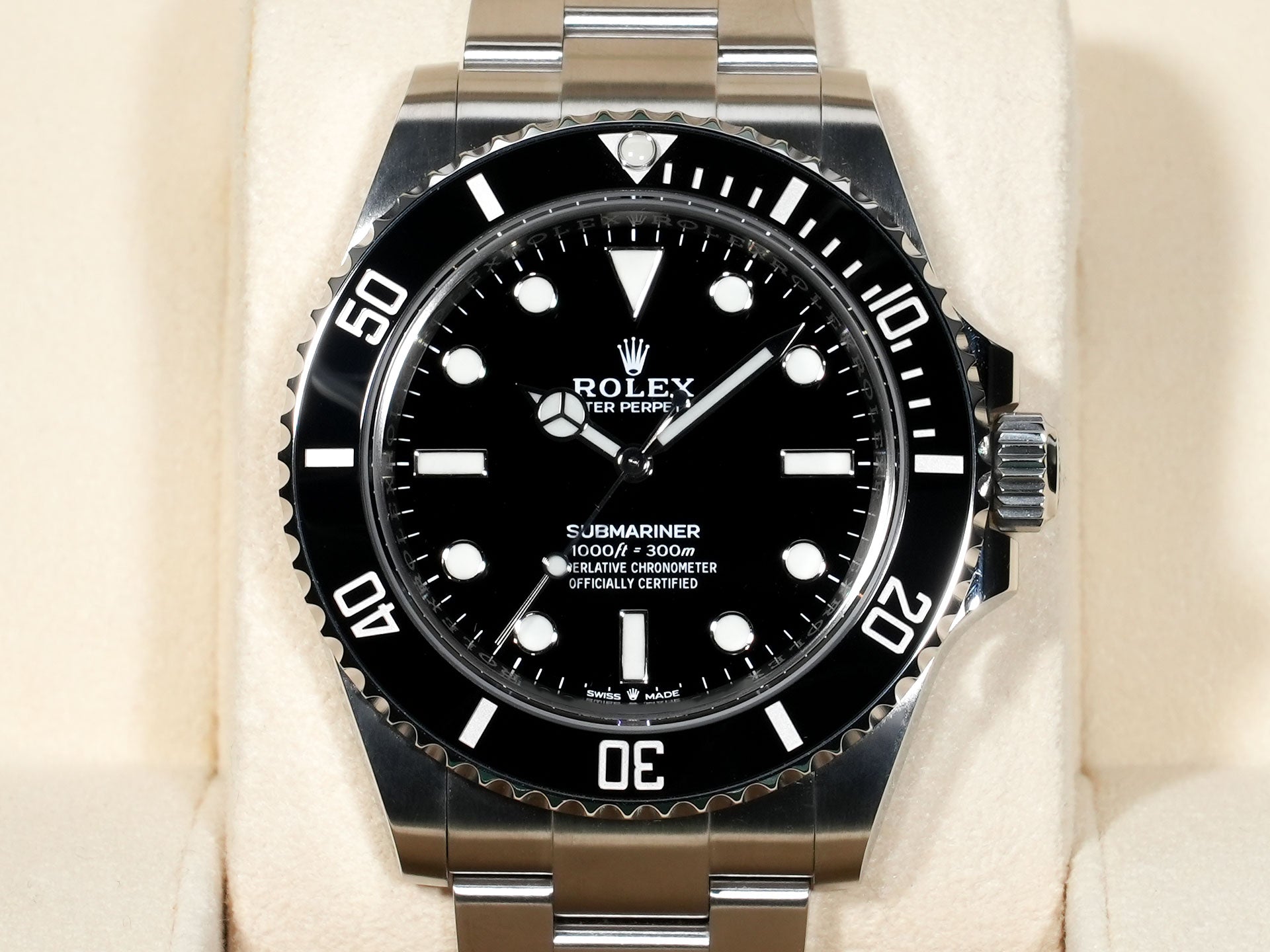 ロレックス サブマリーナー ノンデイト Ref.124060 ステンレススチール ブラック文字盤 中古 p7ym62be