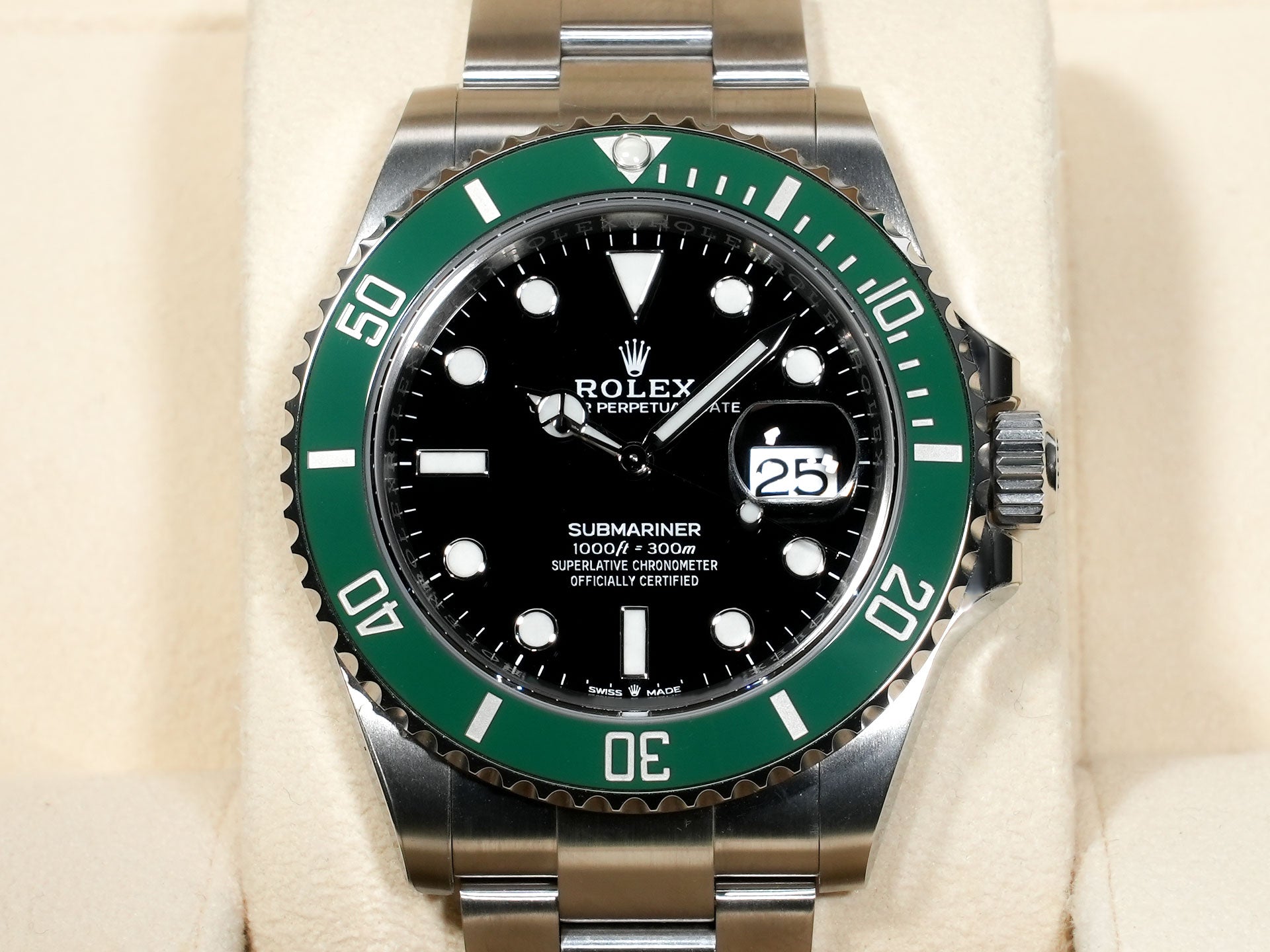 ロレックス サブマリーナー デイト Ref.126610LV ステンレススチール ブラック文字盤 中古 at8hkpoz