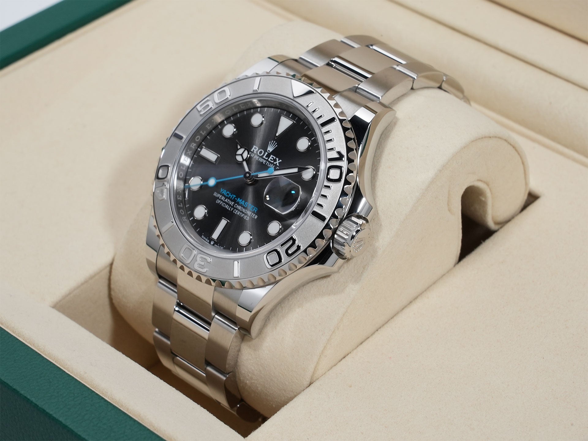 Rolex Yacht-Master 40 Ref. 126622 Stainless Steel/Platinum Slate Dial Unused qhmfkrv3