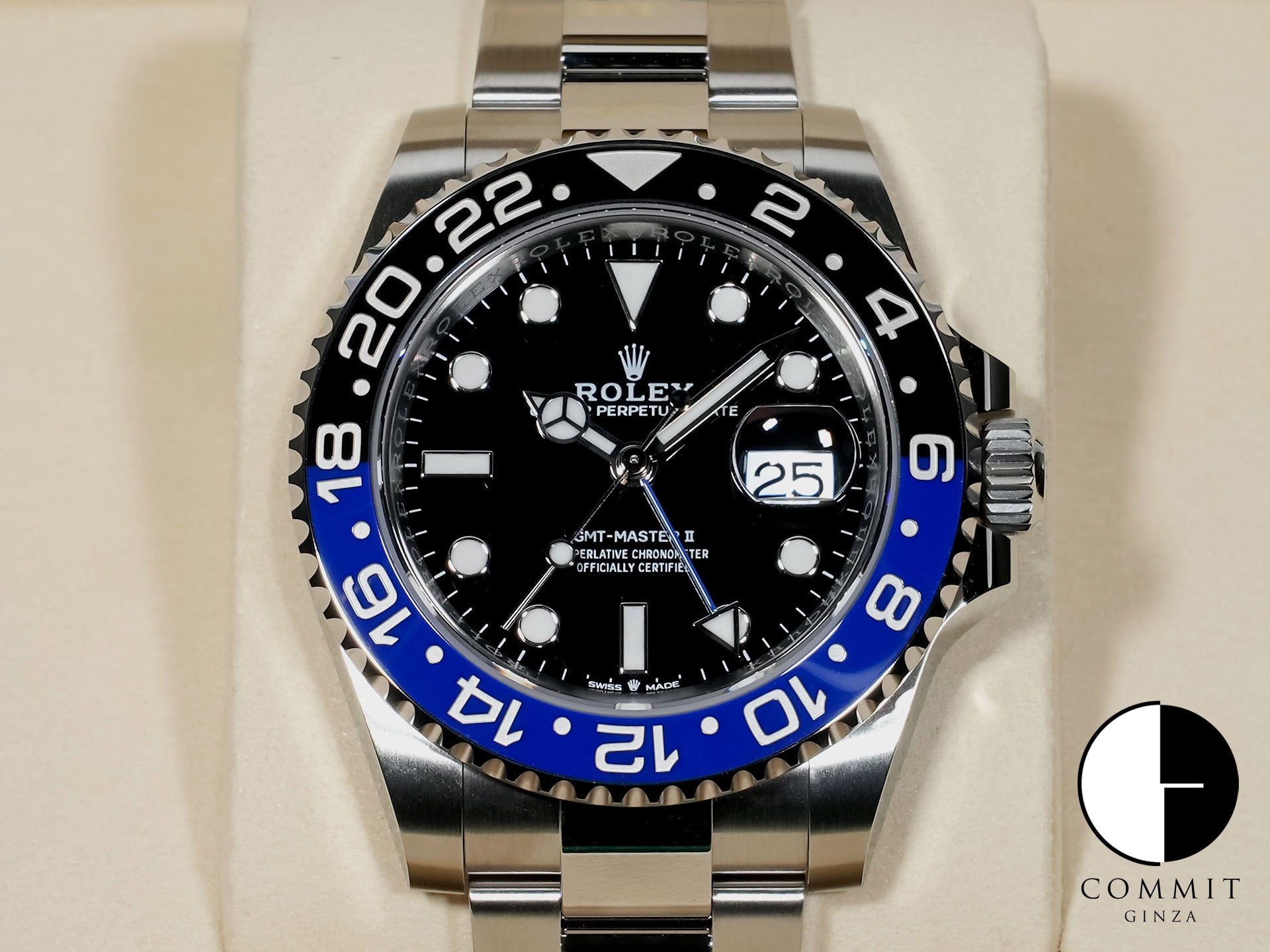 ロレックス GMTマスターII Ref.126710BLNR ステンレススチール ブラック文字盤 オイスターブレスレット 未使用 newkghj2