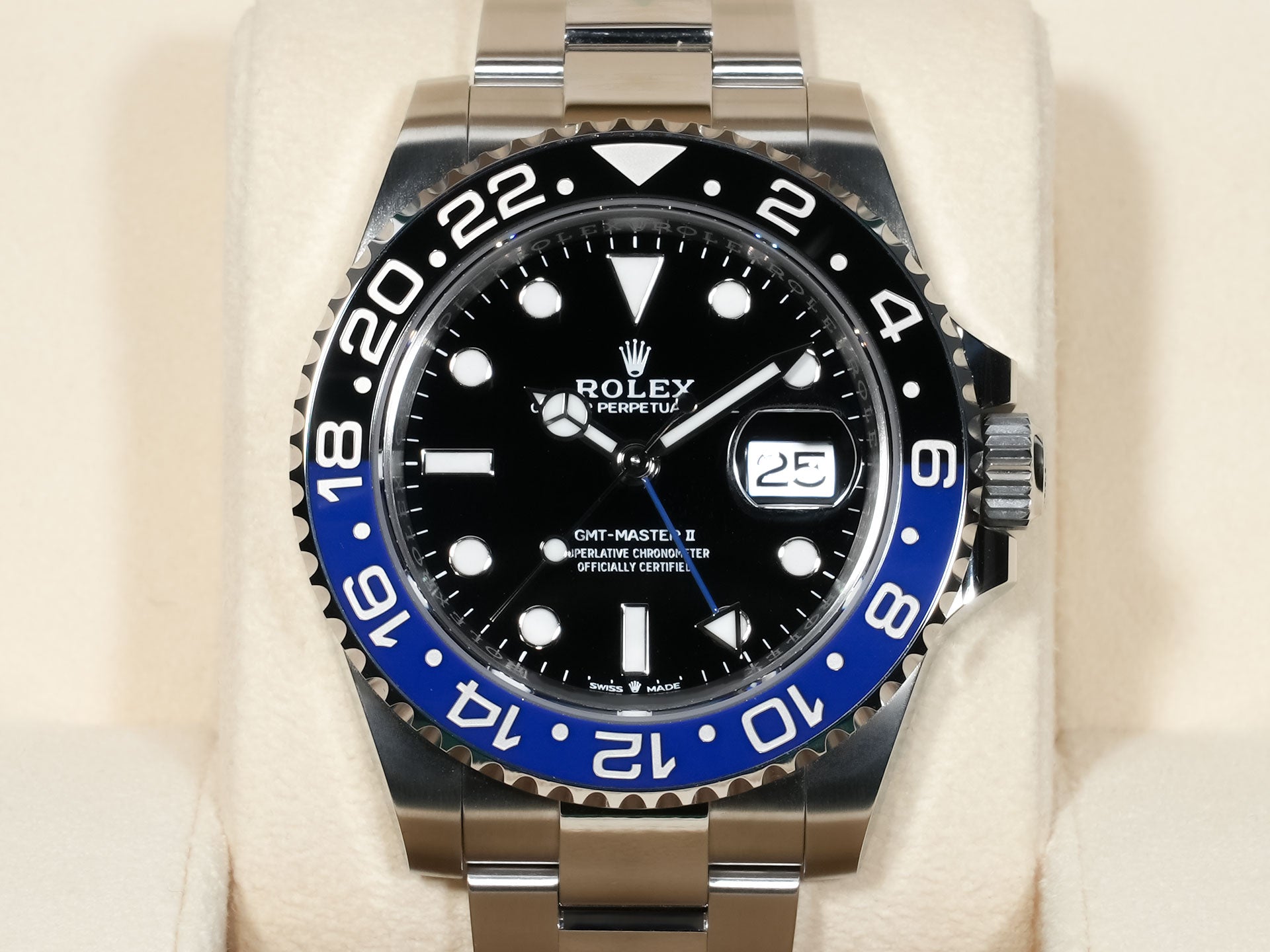 ロレックス GMTマスターII Ref.126710BLNR ステンレススチール ブラック文字盤 オイスターブレスレット 未使用 k4horyr5