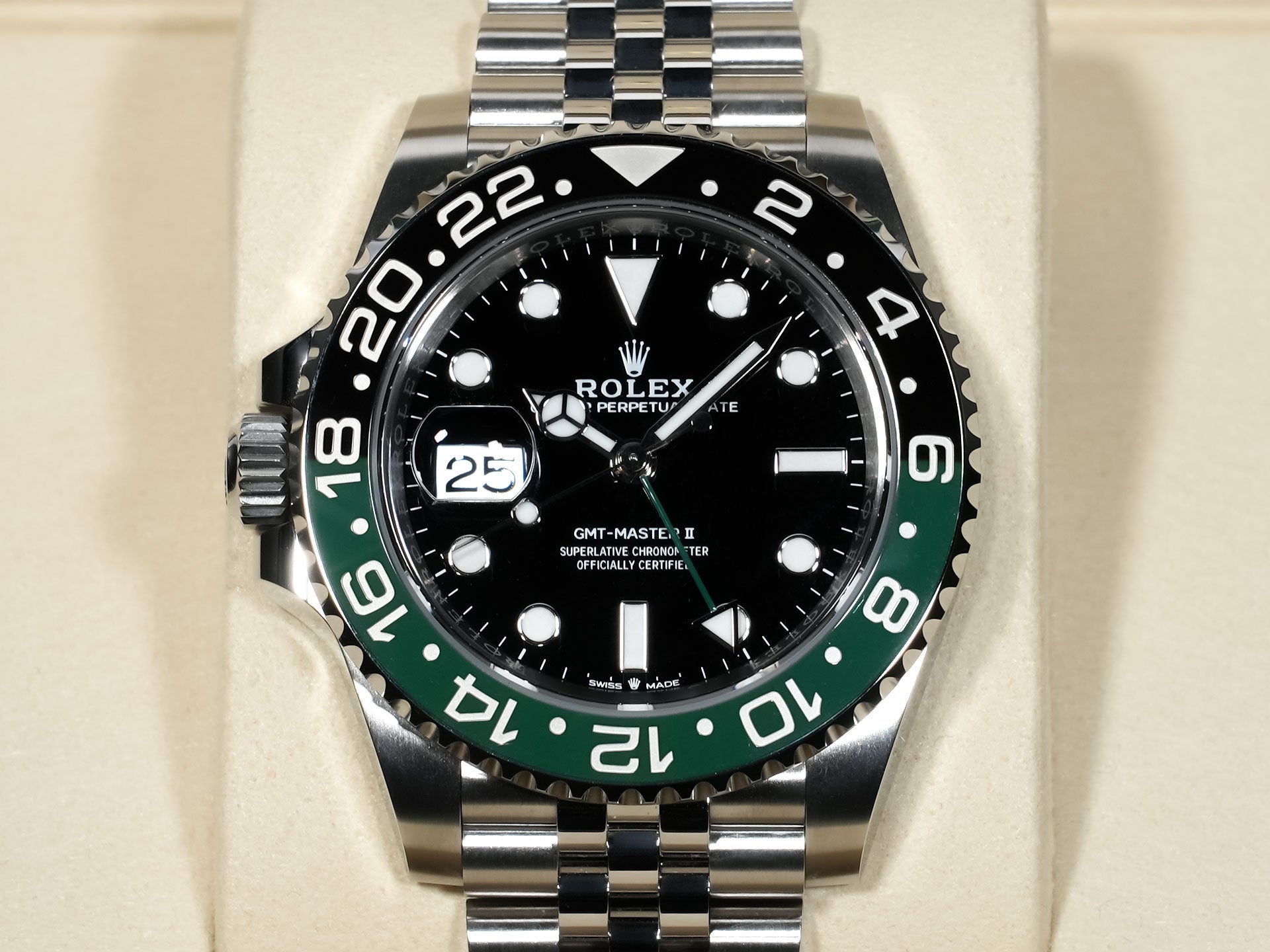 ロレックス GMTマスターII Ref.126720VTNR ステンレススチール ブラック文字盤 ジュビリーブレスレット 未使用 92wx5bmh