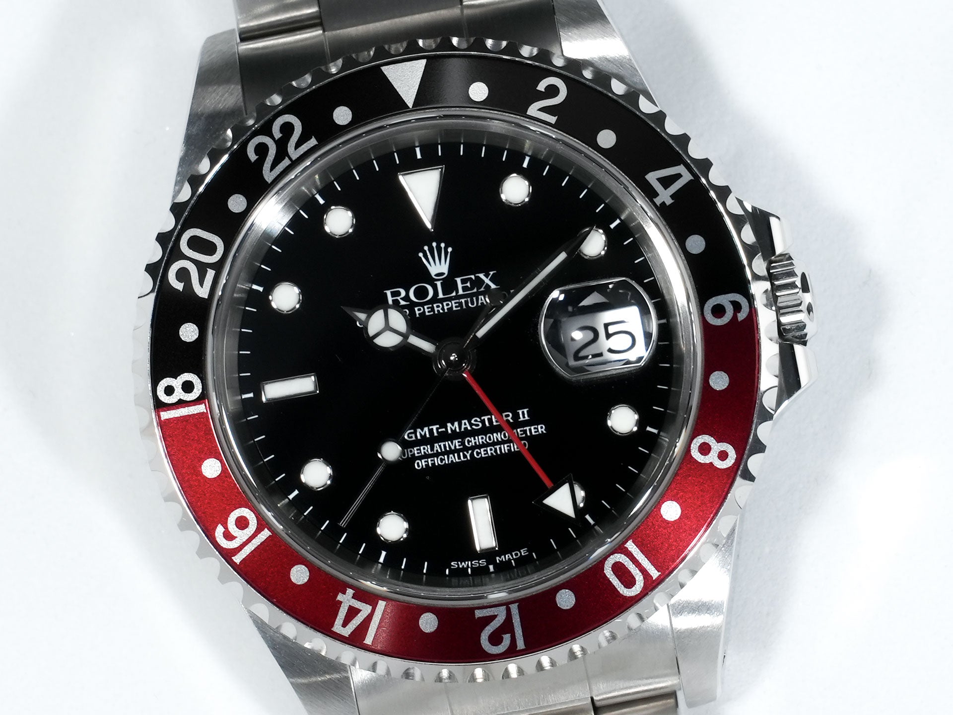 ロレックス GMTマスターII Ref.16710 ステンレススチール ブラック文字盤 オイスターブレスレット 中古 yin7ufkz