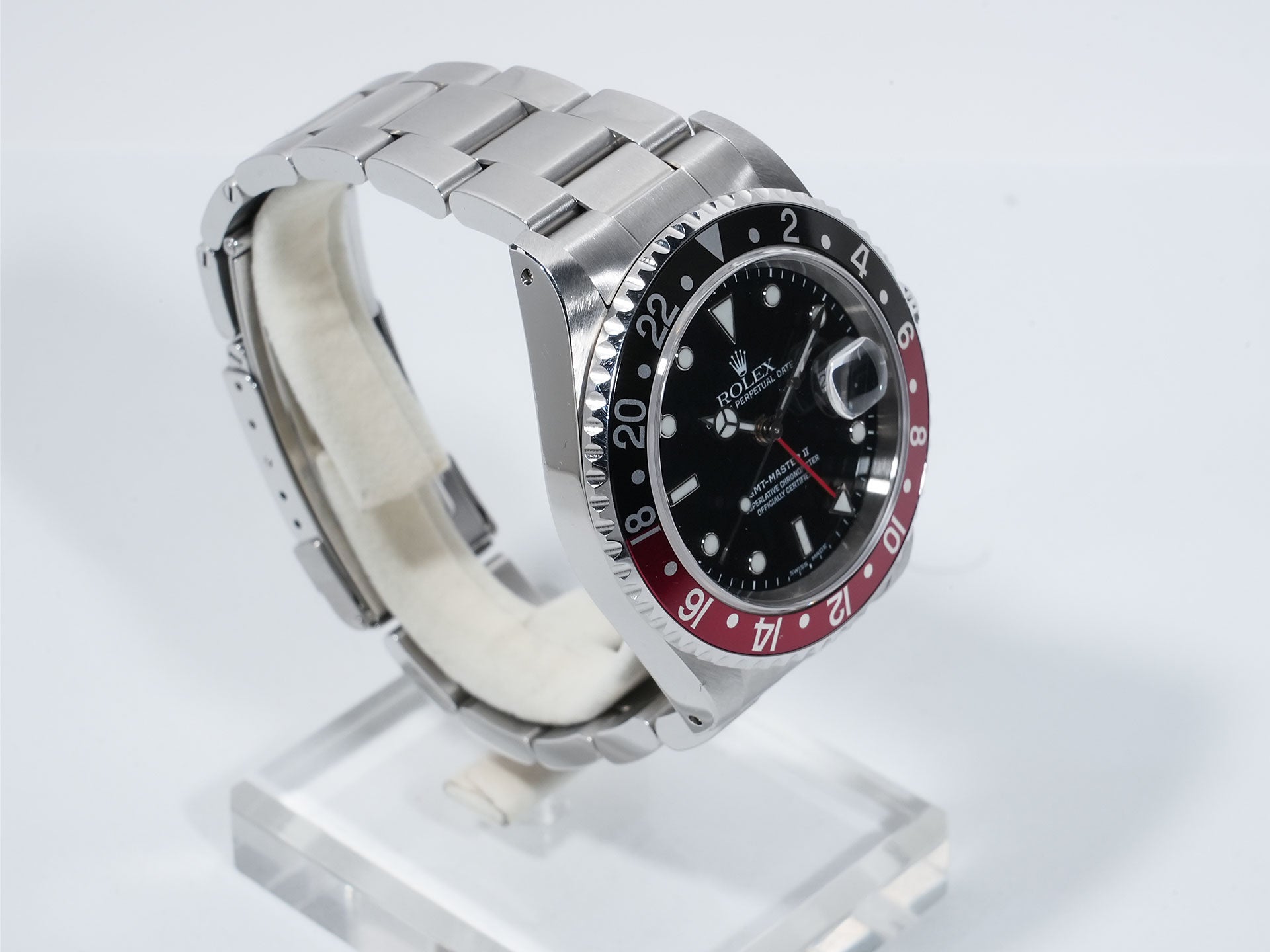 ロレックス GMTマスターII Ref.16710 ステンレススチール ブラック文字盤 オイスターブレスレット 中古 yin7ufkz