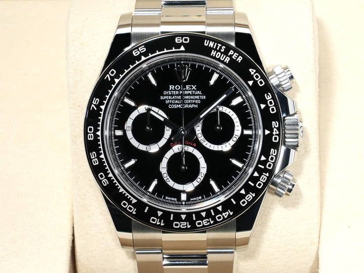 ロレックス デイトナ Ref.126500LN ステンレススチール ブラック文字盤 未使用 2ws9eqgy