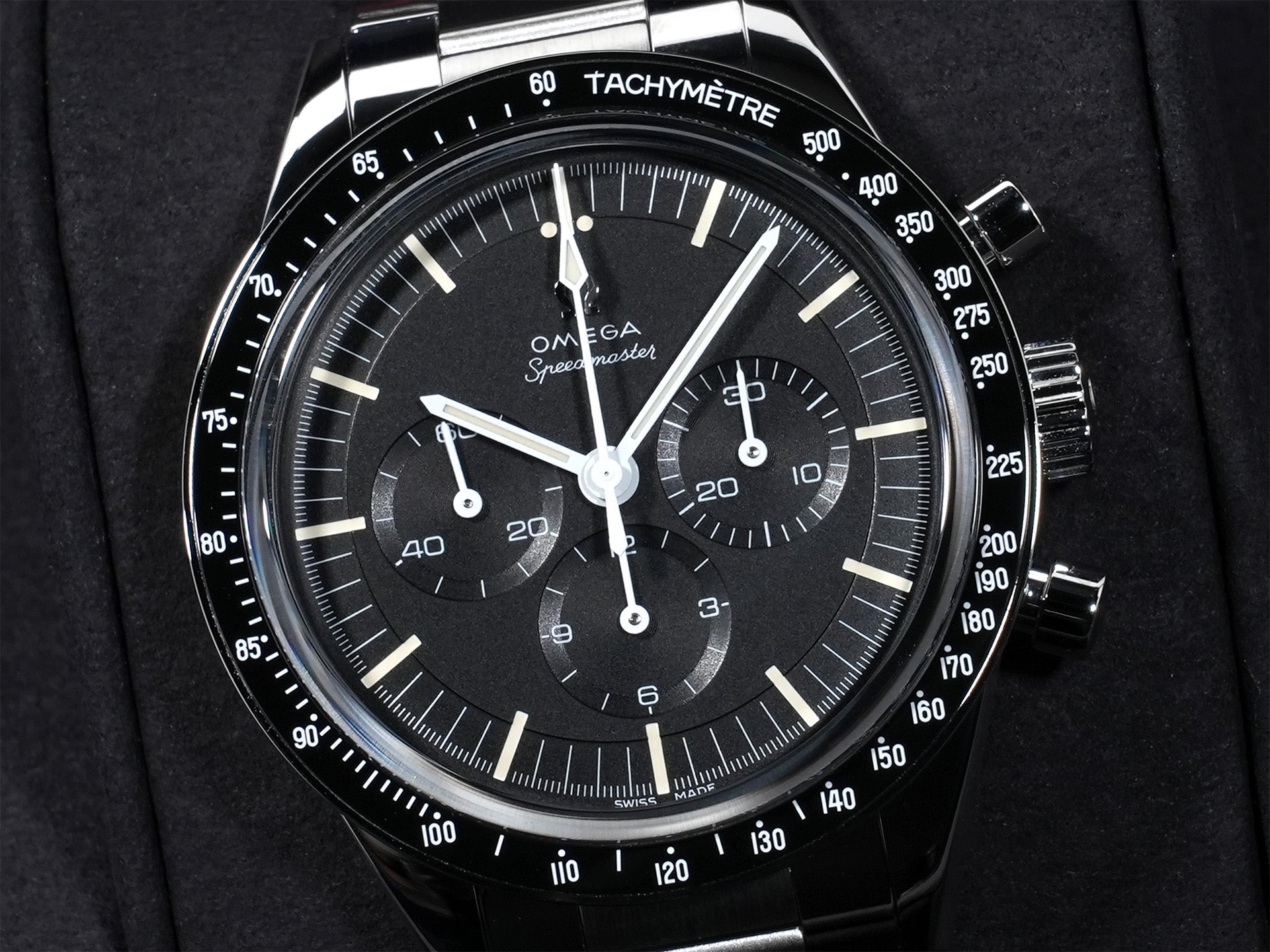 Omega Speedmaster Caliber 321 Chronograph 39.7mm Ref. 311.30.40.30.01.001 Stainless Steel Black Dial Unused 764p8cwm
