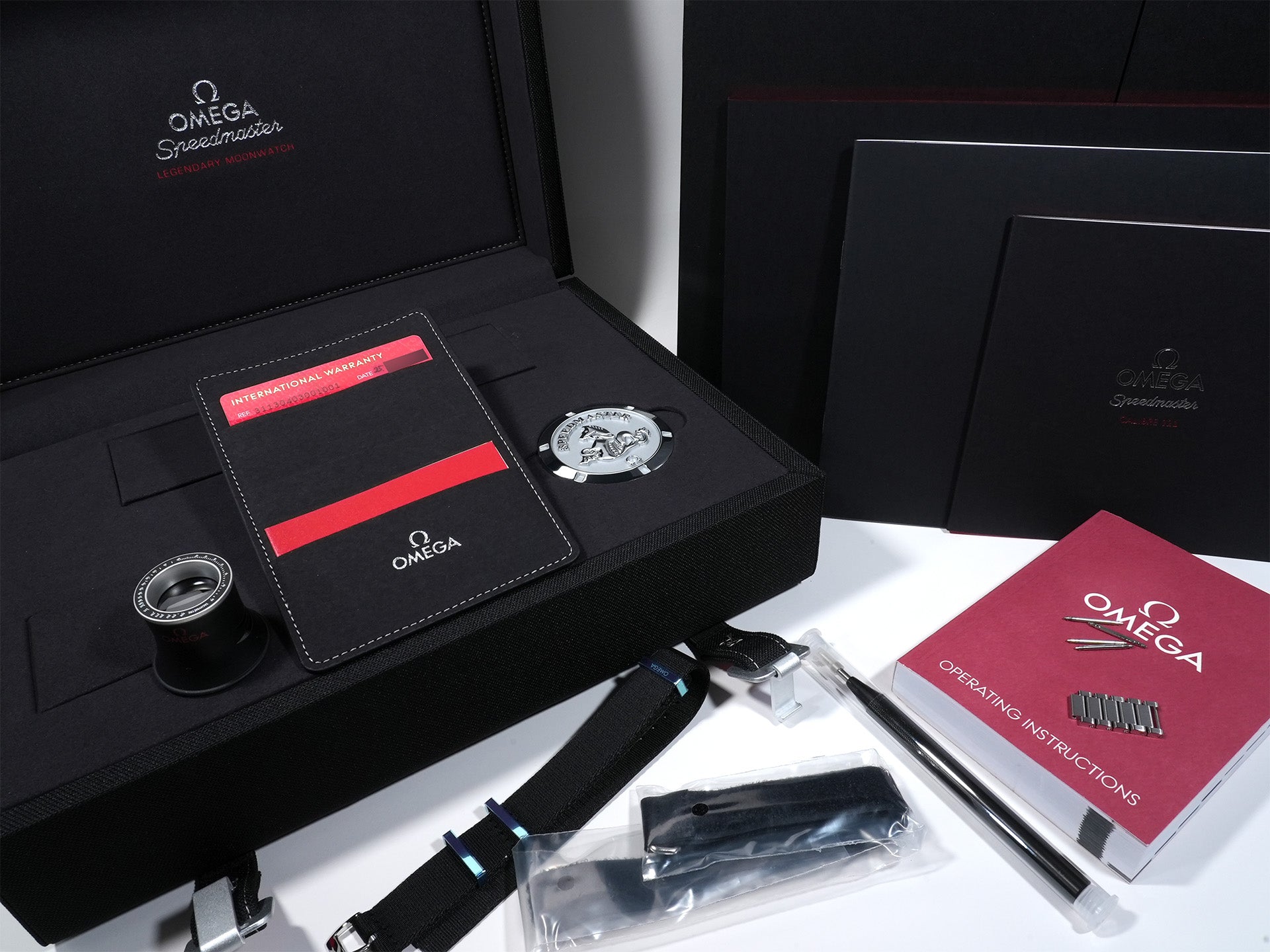 Omega Speedmaster Caliber 321 Chronograph 39.7mm Ref. 311.30.40.30.01.001 Stainless Steel Black Dial Unused 764p8cwm