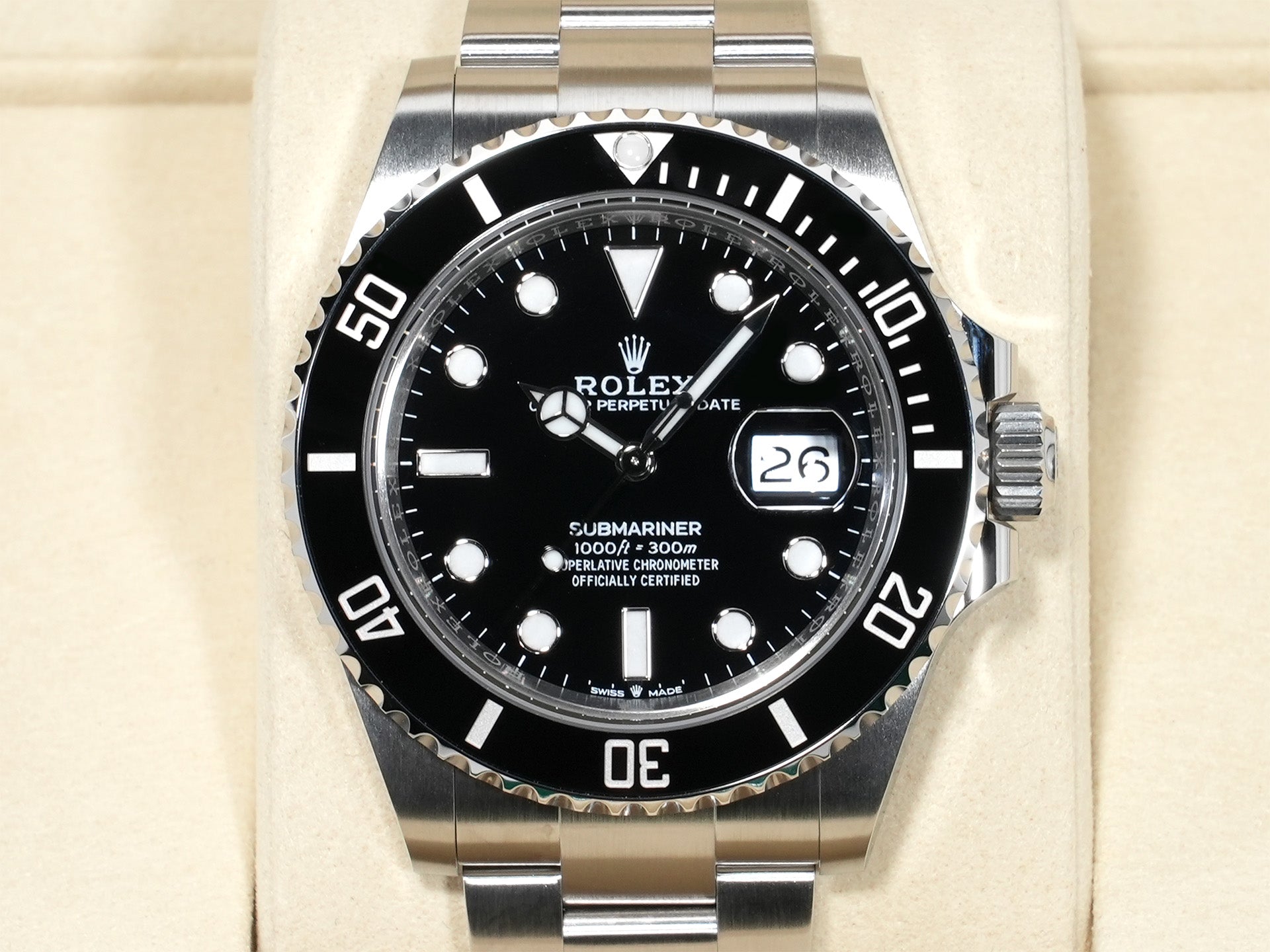 ロレックス サブマリーナー デイト Ref.126610LN ステンレススチール ブラック文字盤 未使用 jobn3qzf