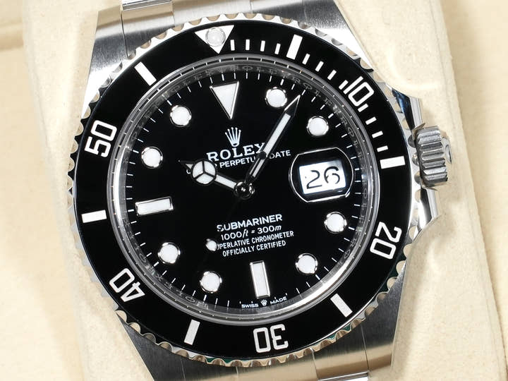 ロレックス サブマリーナー デイト Ref.126610LN ステンレススチール ブラック文字盤 未使用 jobn3qzf