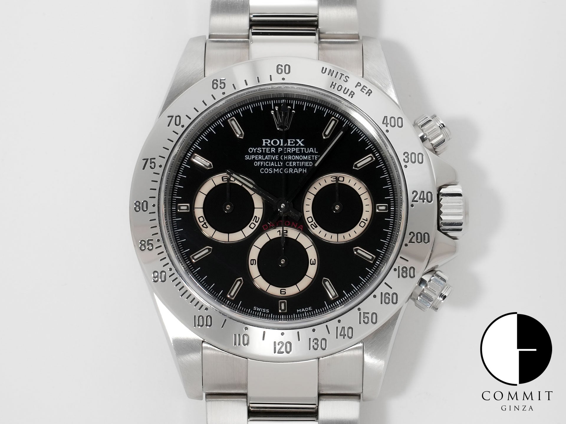 ロレックス デイトナ エルプリメロ Ref.16520 ステンレススチール ブラック文字盤 美中古 oauah79p