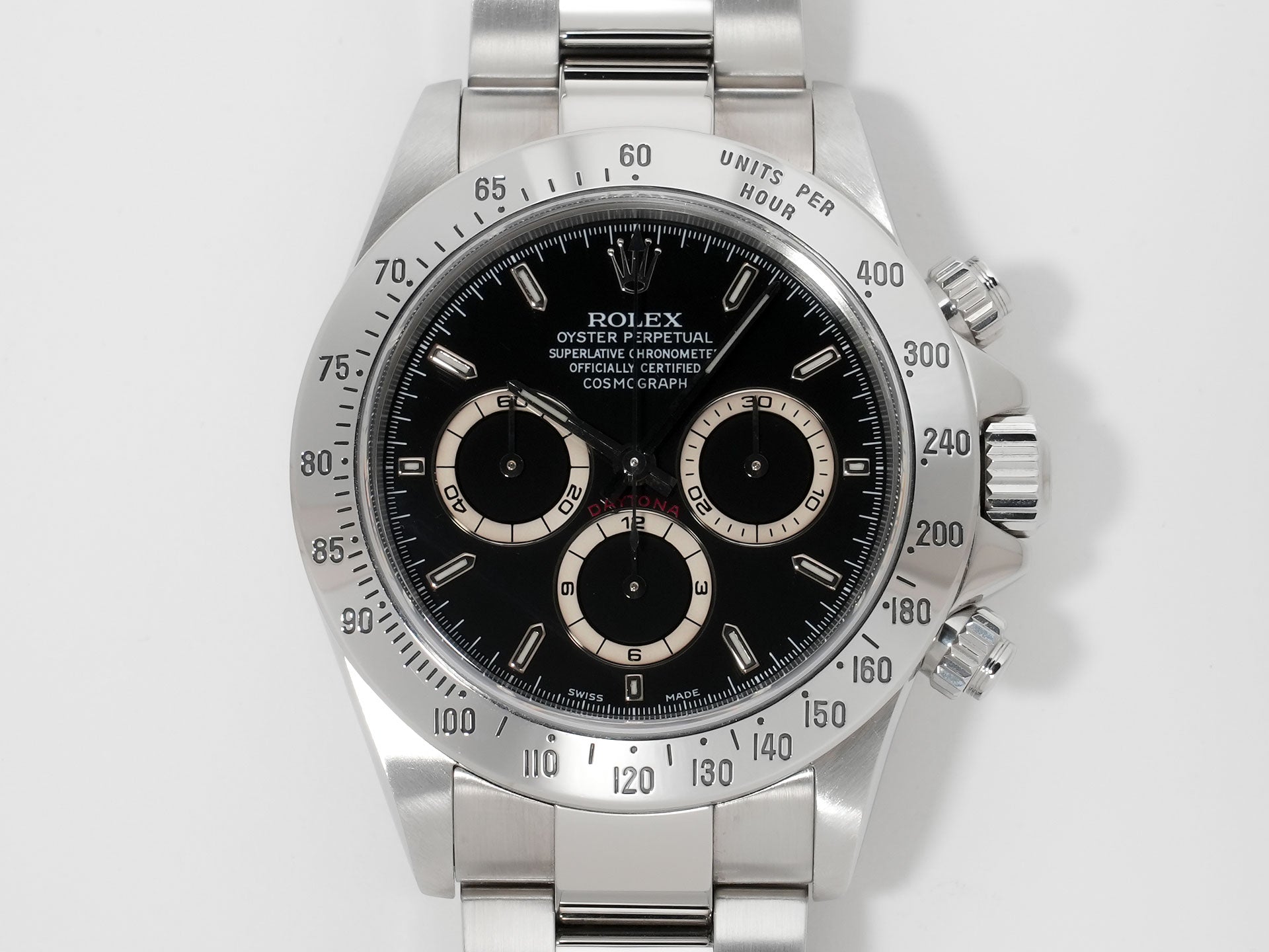 ロレックス デイトナ エルプリメロ Ref.16520 ステンレススチール ブラック文字盤 美中古 oauah79p