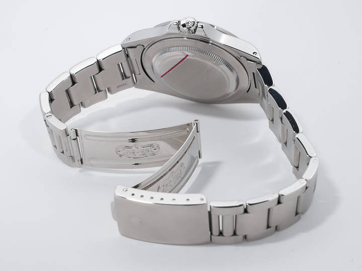 ロレックス エクスプローラーII Ref.16570 ステンレススチール ホワイト文字盤 オイスターブレスレット 中古 58kugk9n