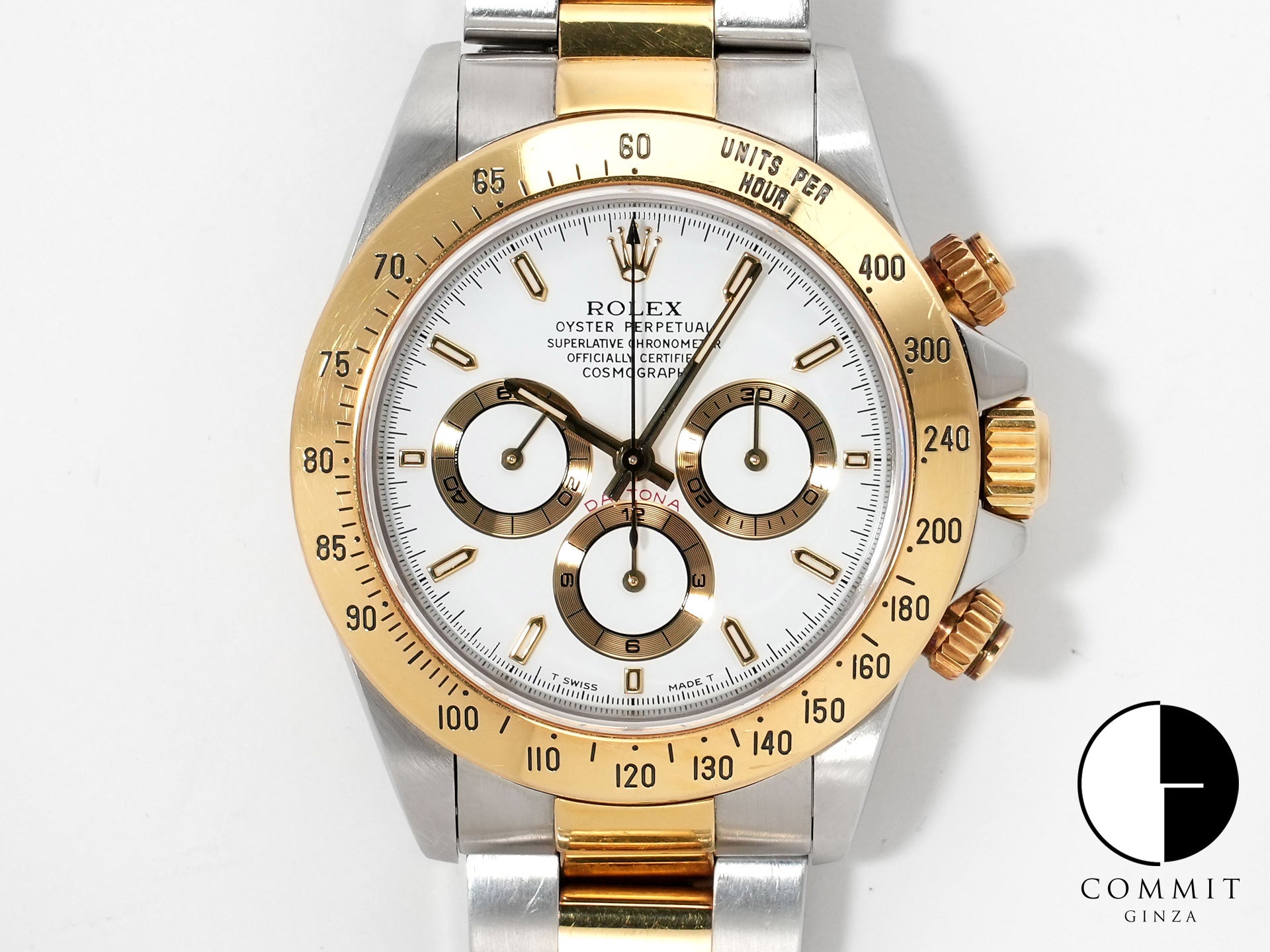 ロレックス デイトナ エルプリメロ Ref.16523 ステンレススチール/イエローゴールド ホワイト文字盤 中古 xwvc7uj3