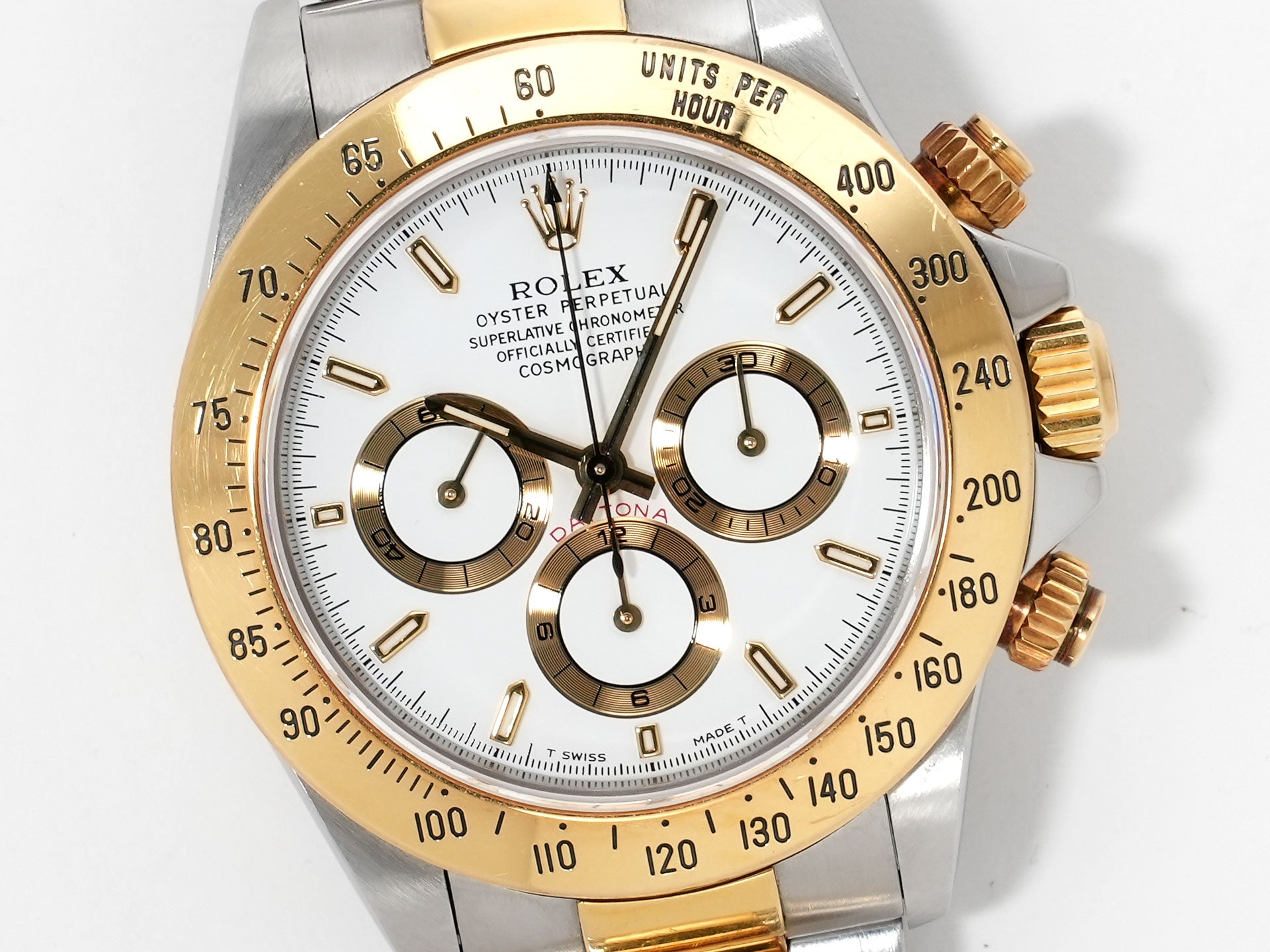 ロレックス デイトナ エルプリメロ Ref.16523 ステンレススチール/イエローゴールド ホワイト文字盤 中古 xwvc7uj3