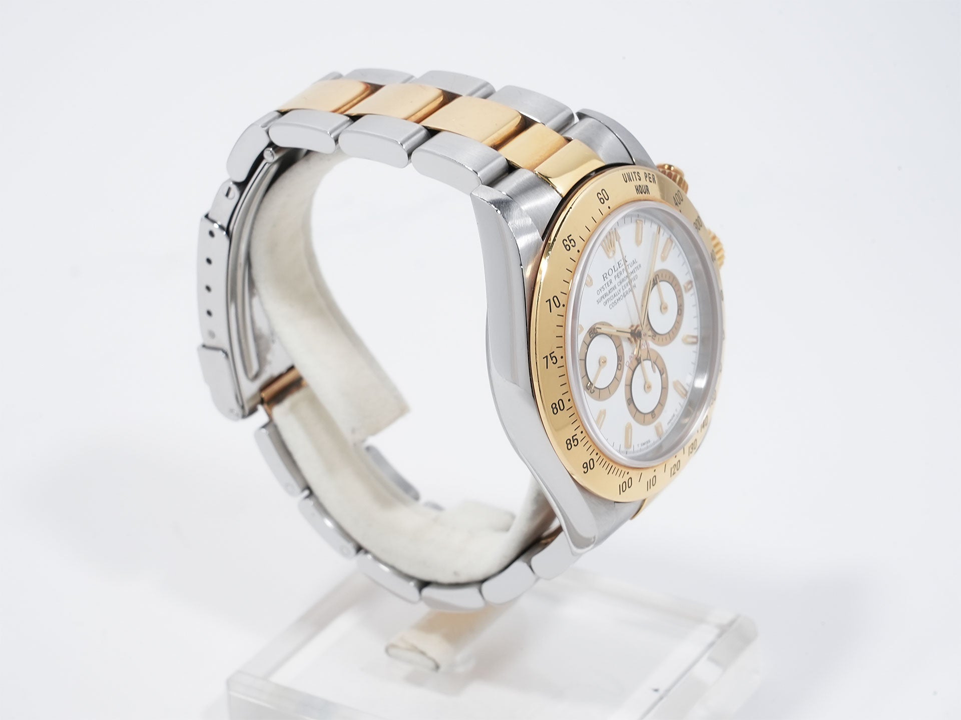 ロレックス デイトナ エルプリメロ Ref.16523 ステンレススチール/イエローゴールド ホワイト文字盤 中古 xwvc7uj3