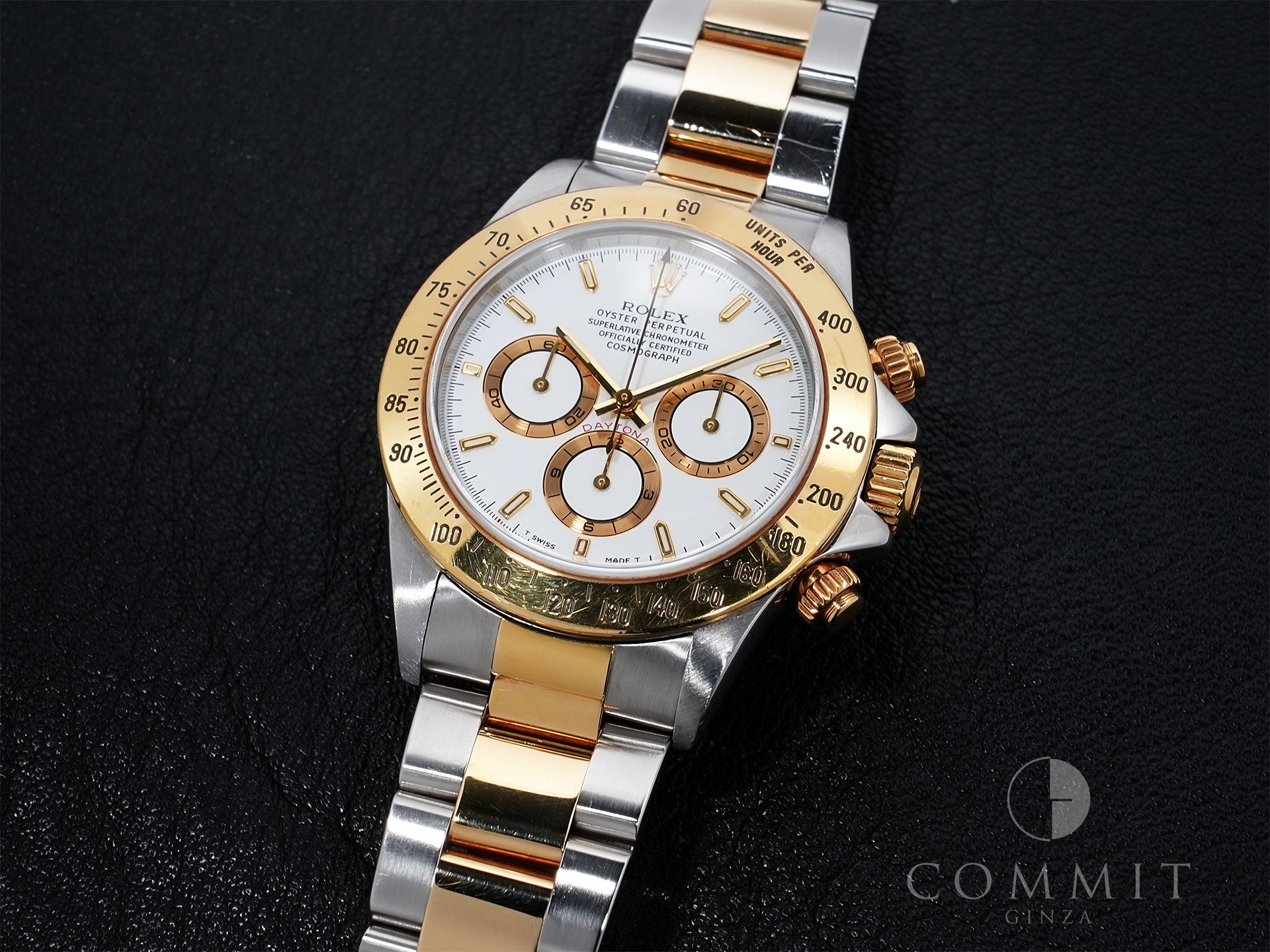 ロレックス デイトナ エルプリメロ Ref.16523 ステンレススチール/イエローゴールド ホワイト文字盤 中古 jwbpgwxa