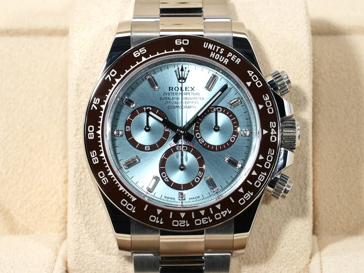 Rolex Daytona Ref. 126506A Platinum Ice Blue with 11 Diamond Dial, Unused (fjrfbfrv)