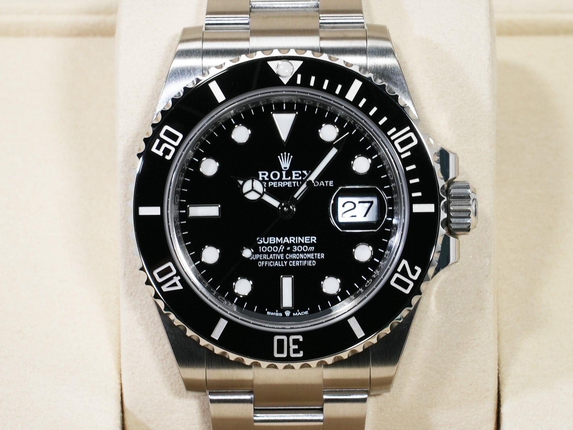 ロレックス サブマリーナー デイト Ref.126610LN ステンレススチール ブラック文字盤 未使用 35x2tpm7