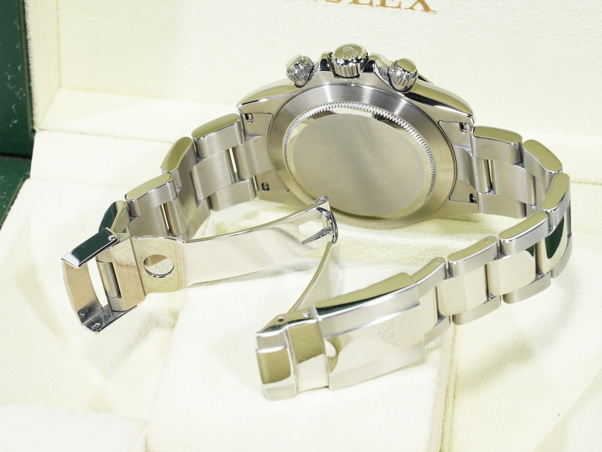 ロレックス デイトナ Ref.116520 ステンレススチール ブラック文字盤 美中古 muunosmv