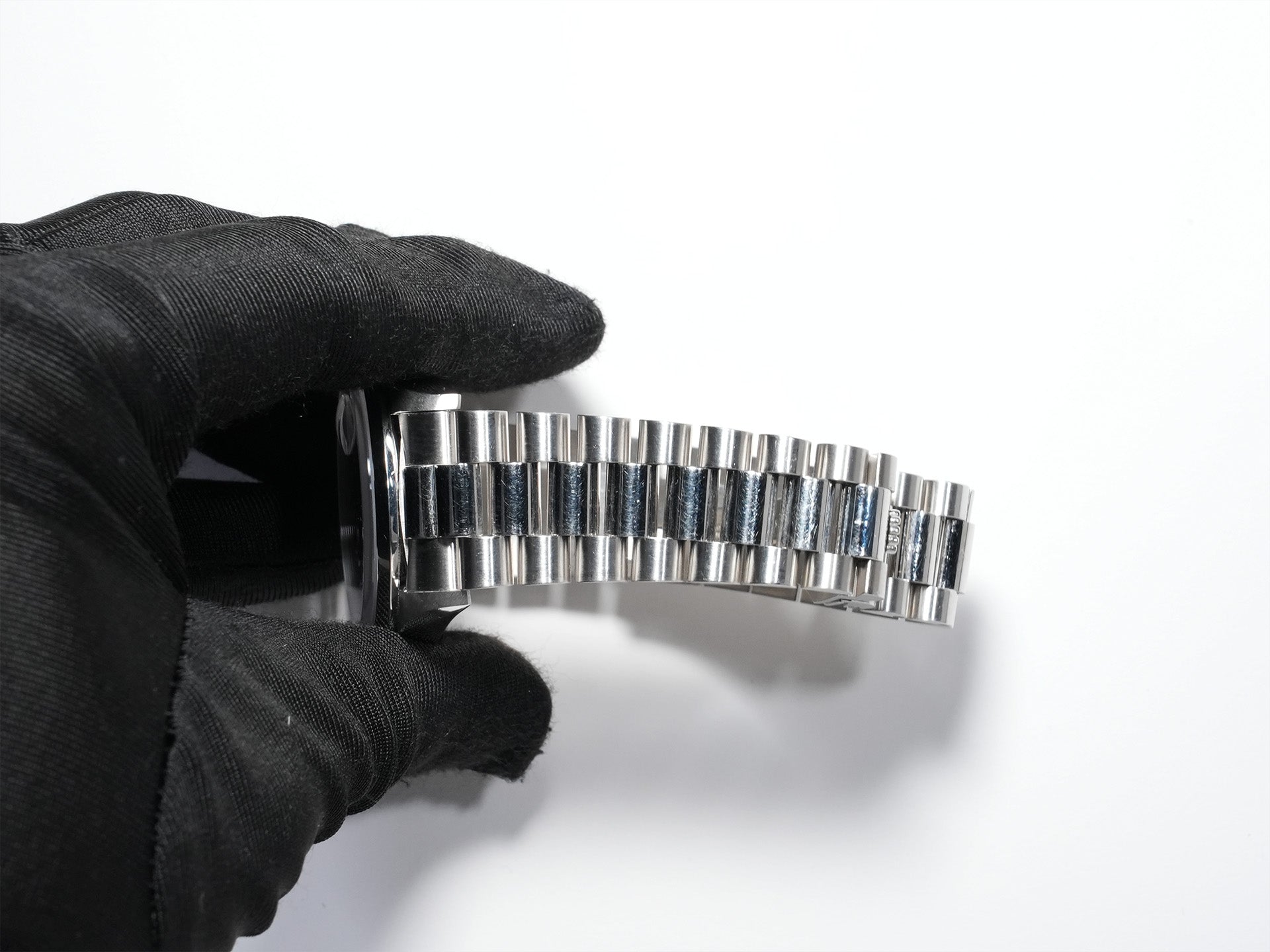 Pre-owned Rolex Day-Date Ref. 18206 in Platinum with Blue Milliard Dial (gop3my6c)