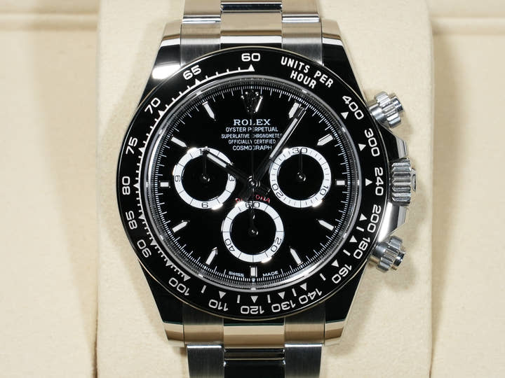 ロレックス デイトナ Ref.126500LN ステンレススチール ブラック文字盤 未使用 ueqopc4p