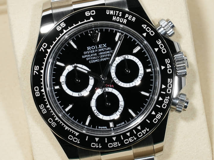 ロレックス デイトナ Ref.126500LN ステンレススチール ブラック文字盤 未使用 ueqopc4p