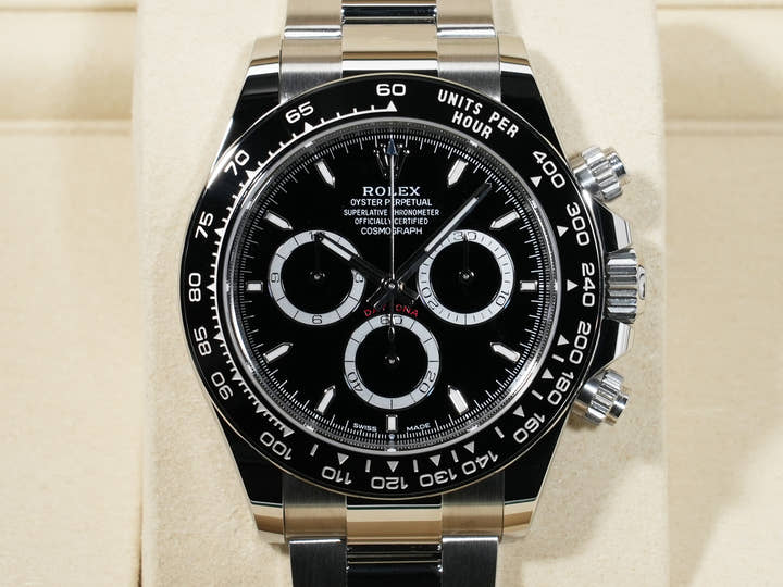 ロレックス デイトナ Ref.126500LN ステンレススチール ブラック文字盤 未使用 p64o6ixh