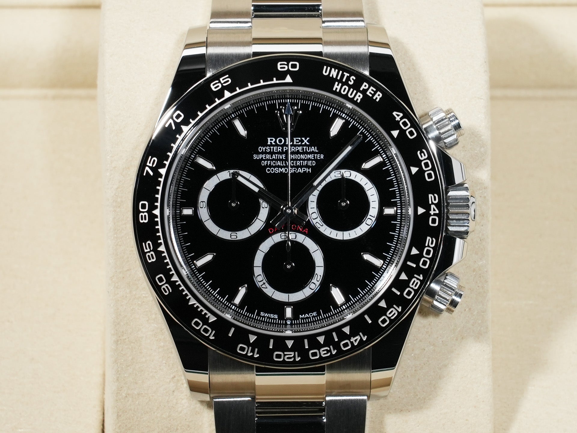 ロレックス デイトナ Ref.126500LN ステンレススチール ブラック文字盤 未使用 p64o6ixh