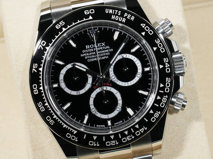 ロレックス デイトナ Ref.126500LN ステンレススチール ブラック文字盤 未使用 p64o6ixh
