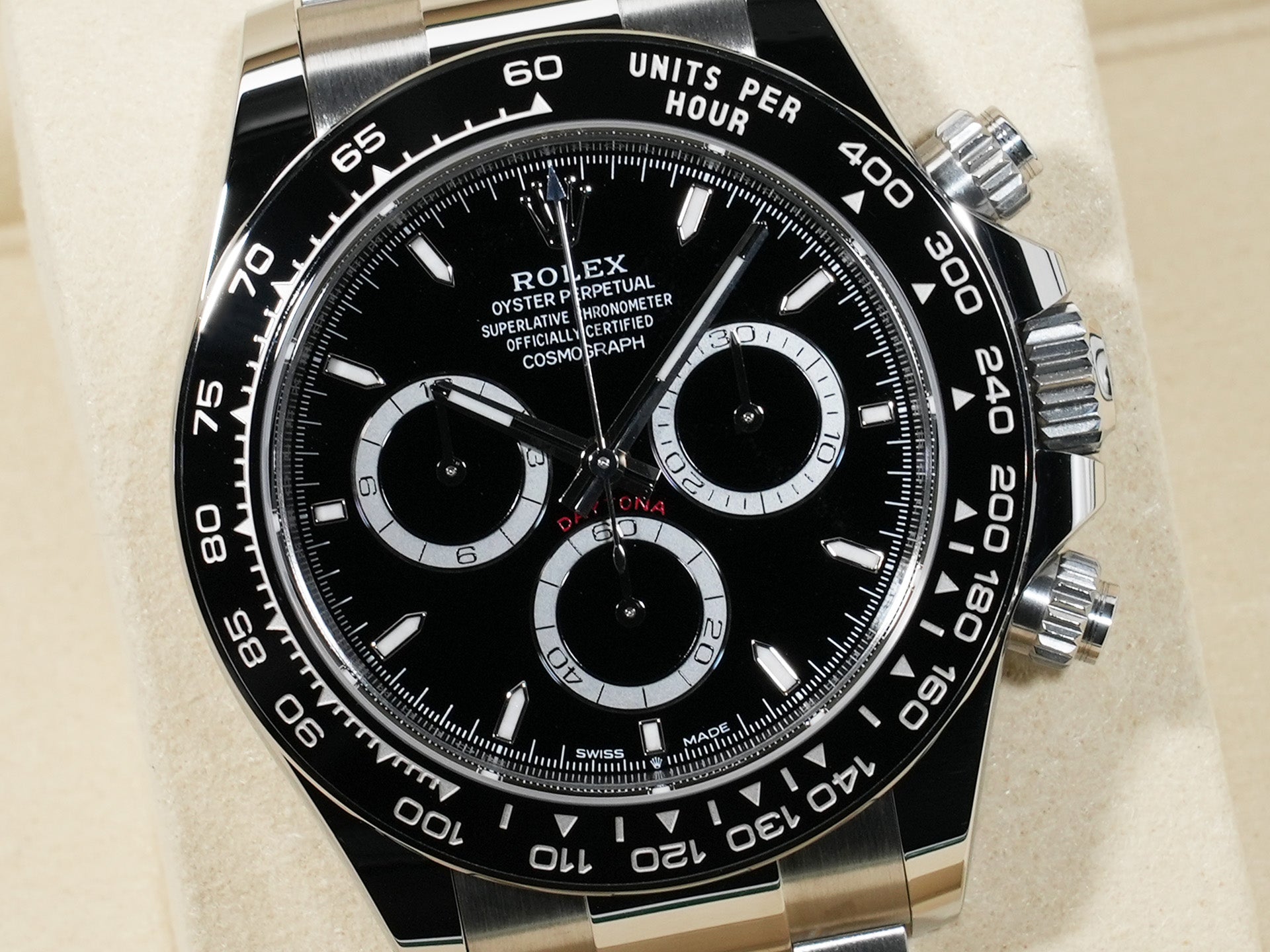 ロレックス デイトナ Ref.126500LN ステンレススチール ブラック文字盤 未使用 p64o6ixh